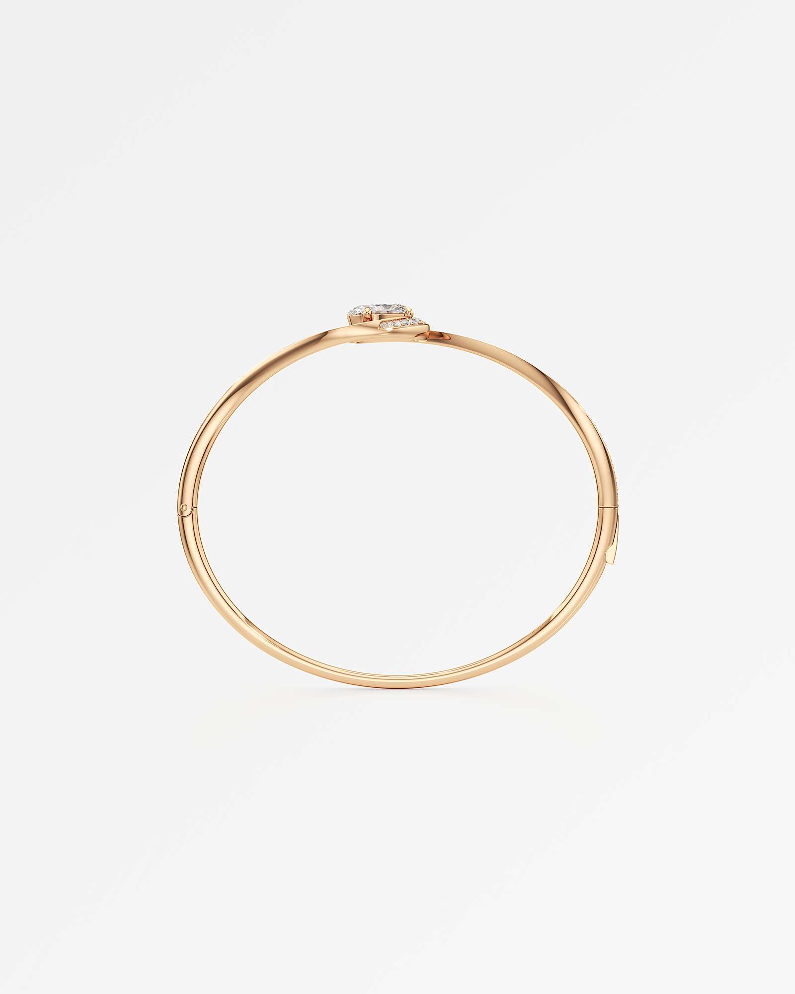 You Sylphine Diamond Bangle, In 14K Rose Gold (2.38 ctw)