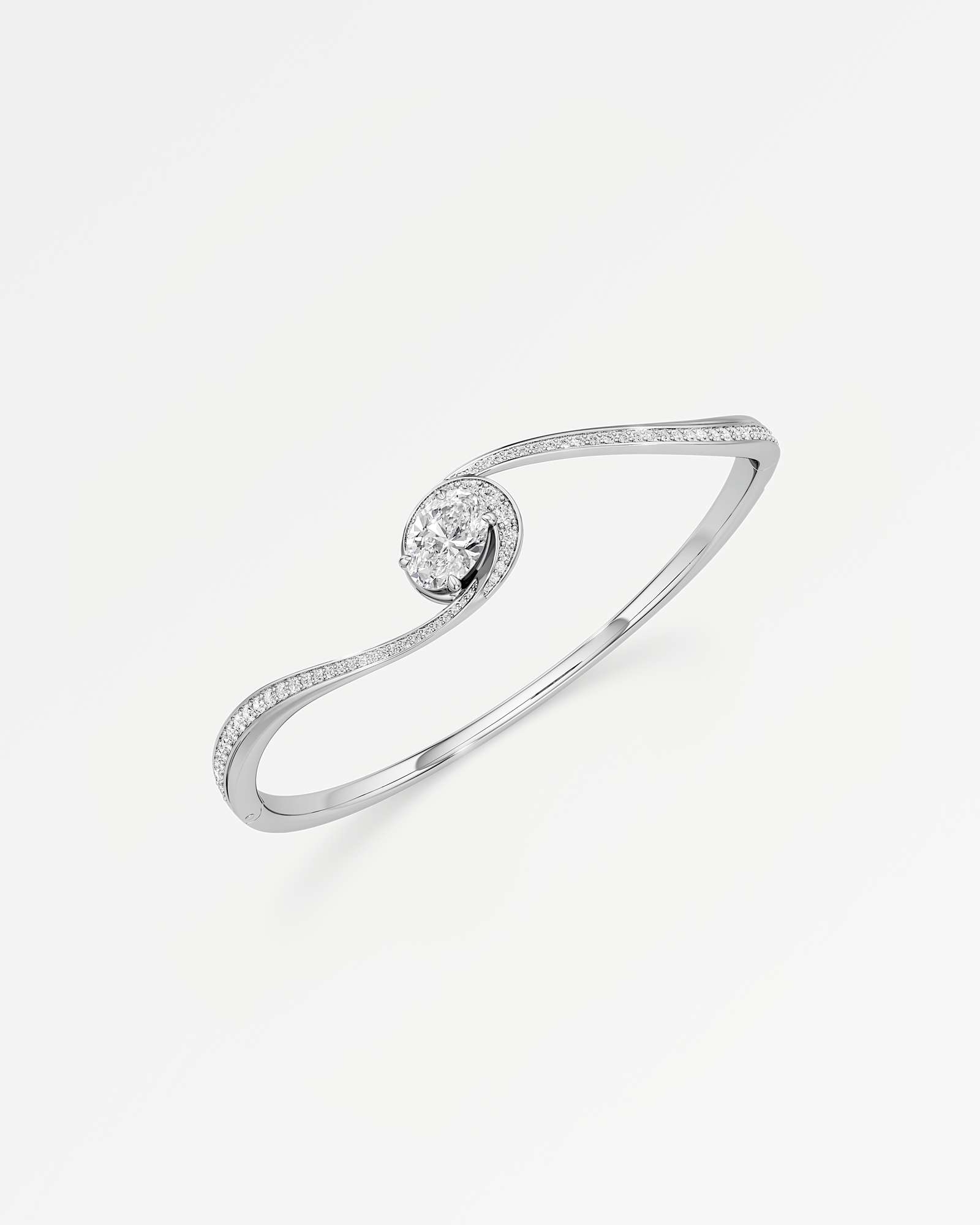 Sylphine Diamond Bangle