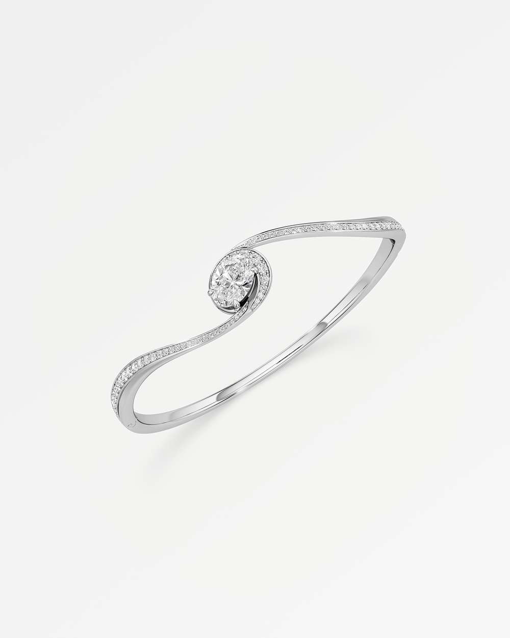 Sylphine Diamond Bangle