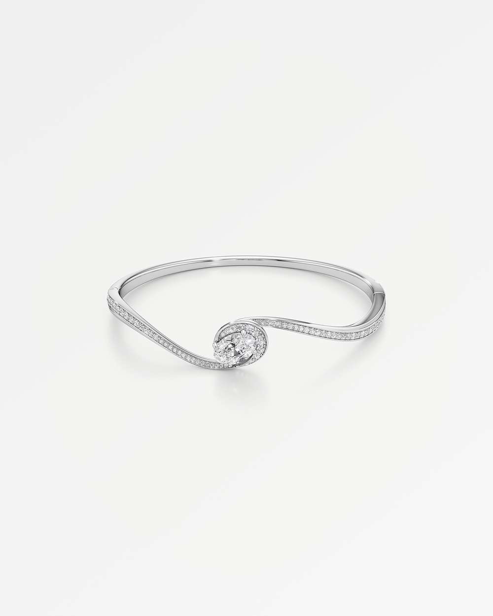 Sylphine Diamond Bangle
