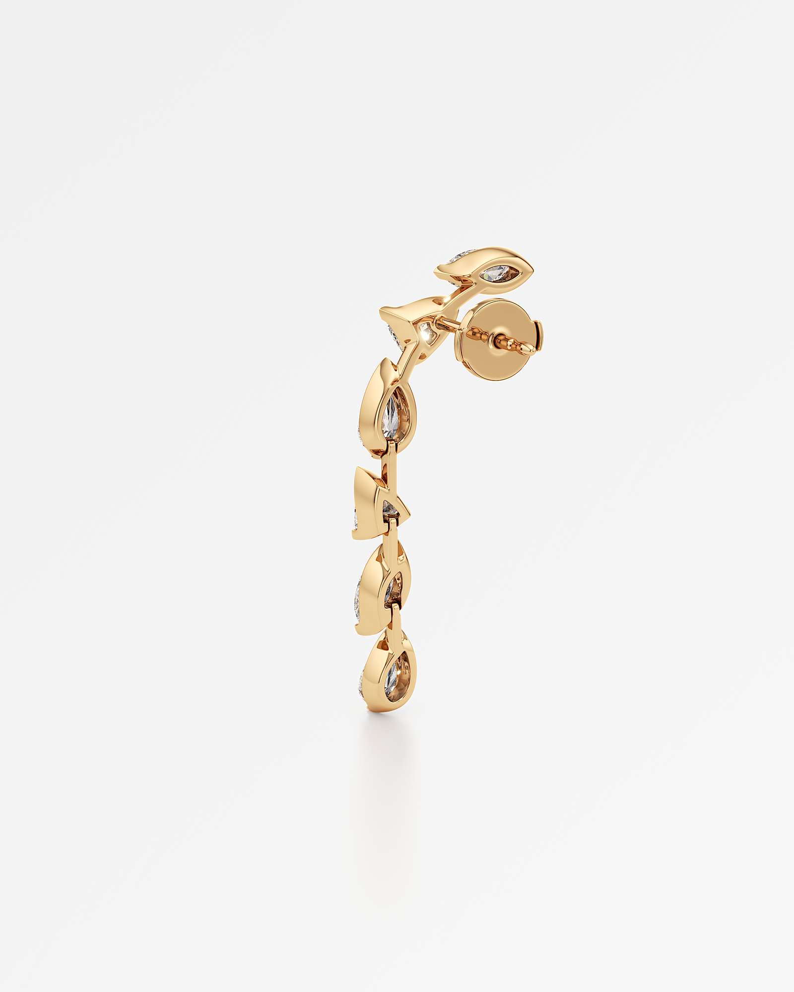 Pinnacle Falasé Diamond Earrings, In 14K Yellow Gold (2.28 ctw)