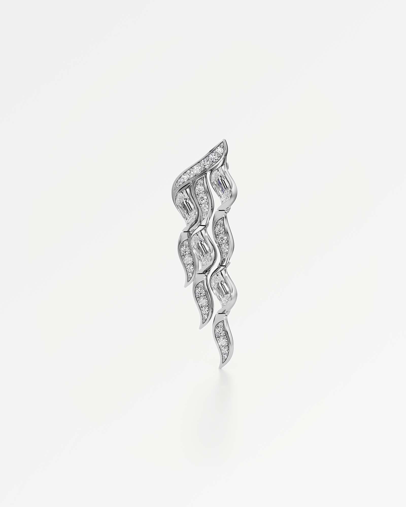 Glimmer Namiére Diamond Earrings, In 14K White Gold (8.53 ctw)