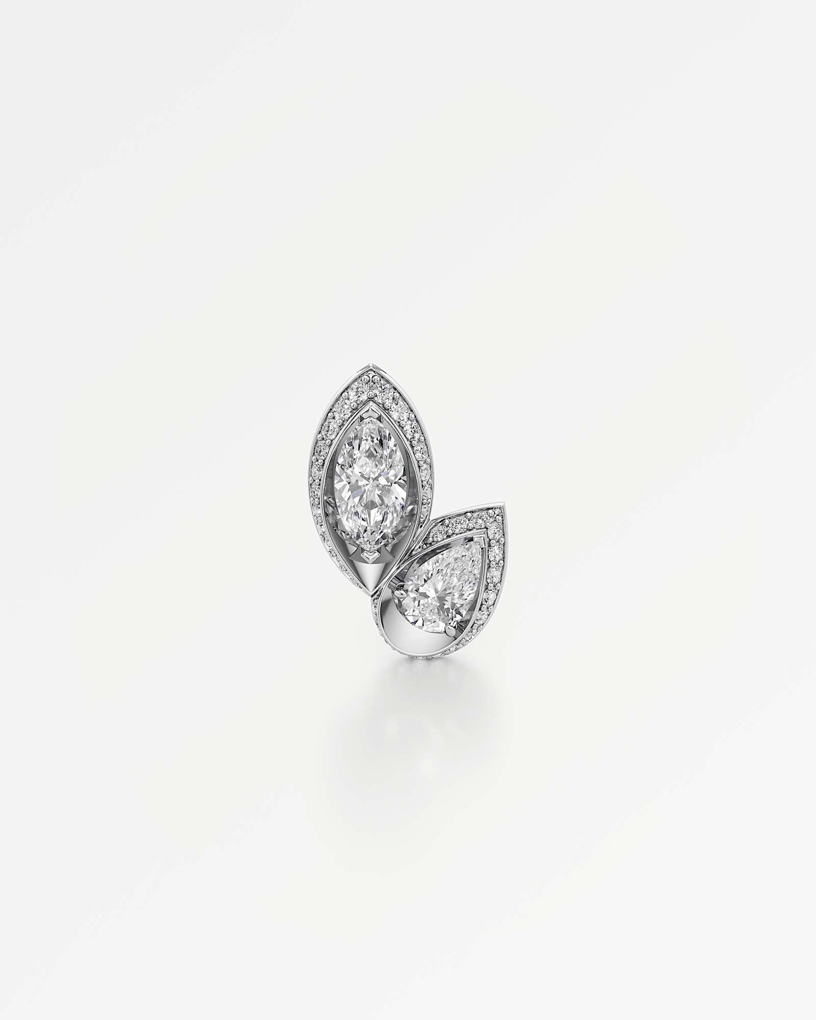 HELD Yinara Diamond Earrings, In 14K White Gold (3.12 ctw)