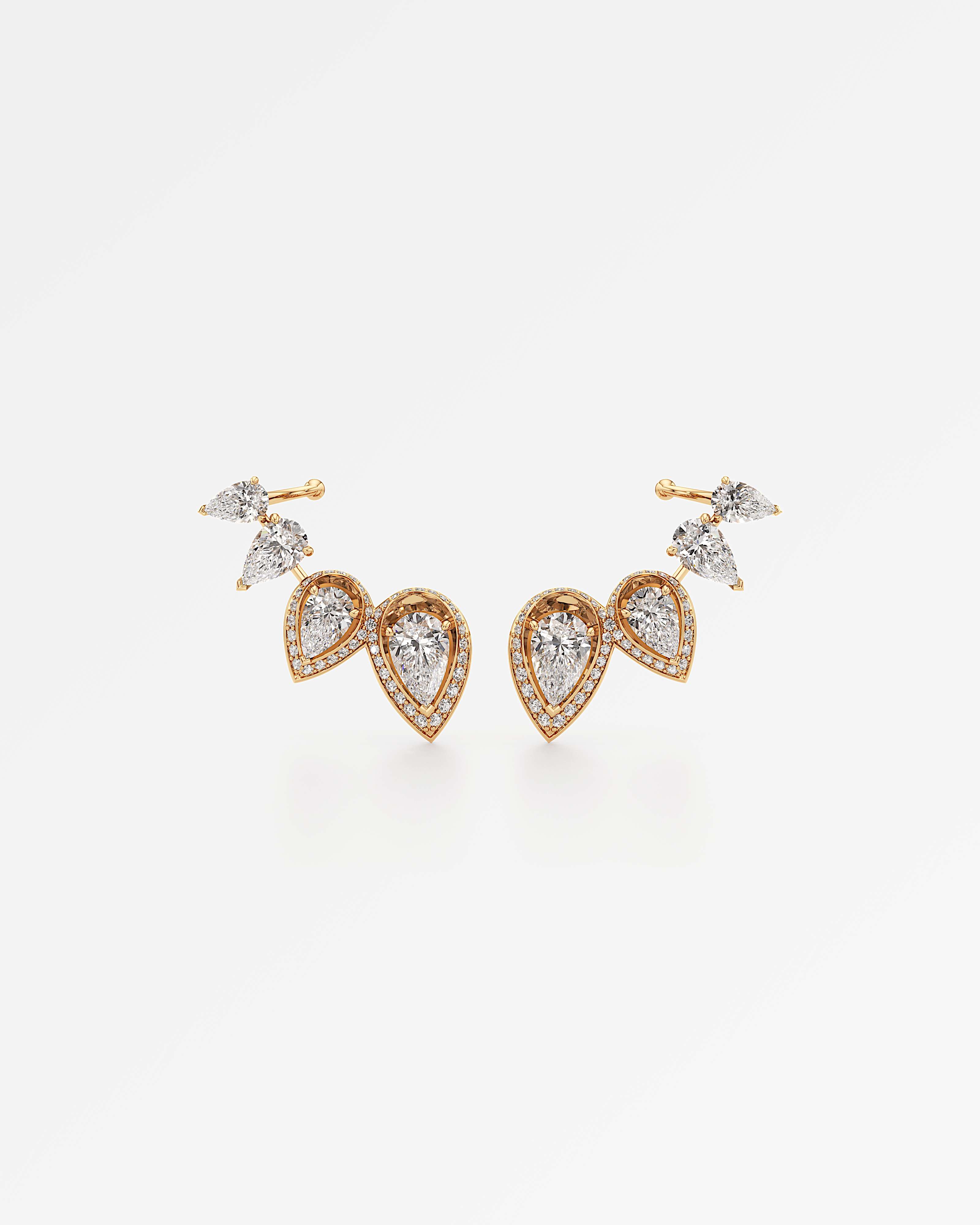 HELD Avera Diamond Earrings, In 14K Yellow Gold (5.27 ctw)