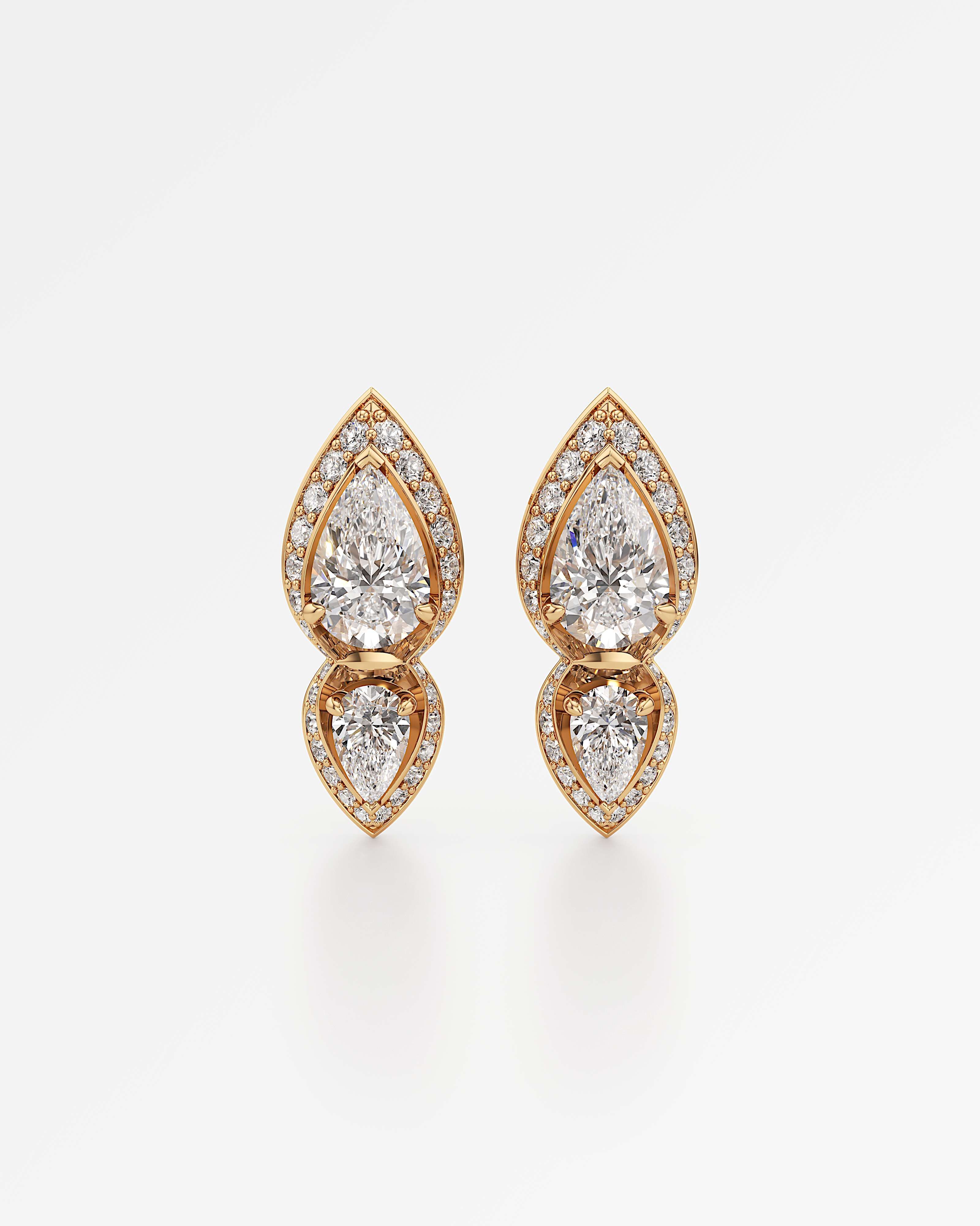 HELD Vianna Diamond Earrings, In 14K Yellow Gold (3.30 ctw)