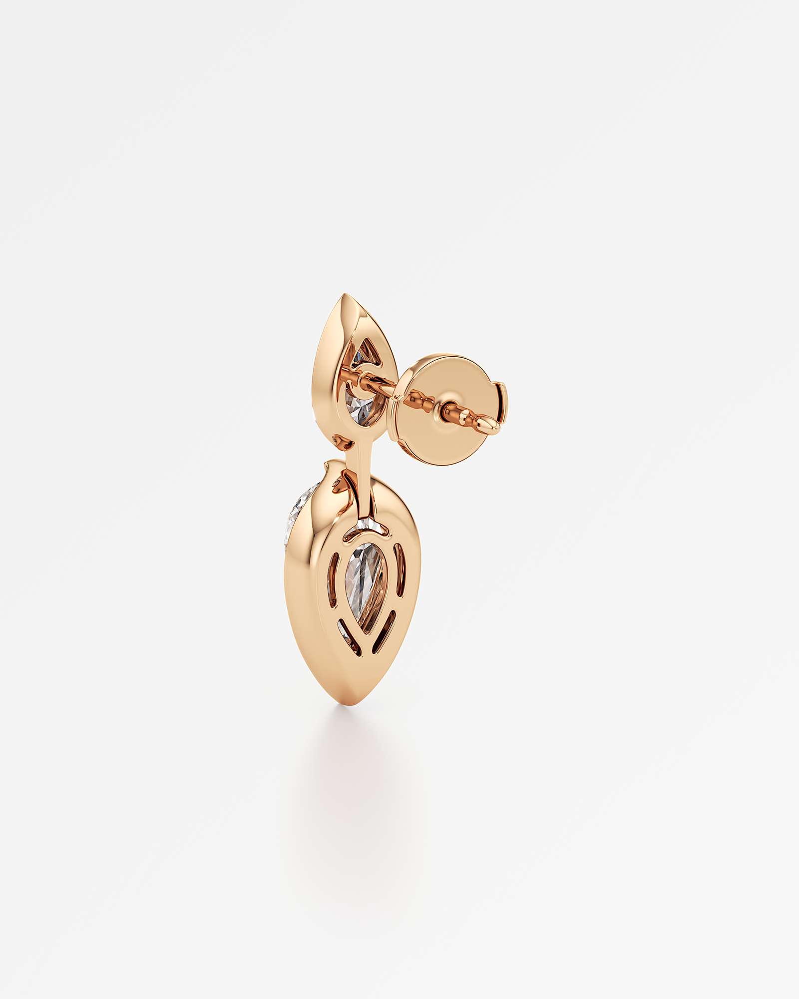 Pinnacle Altisse Diamond Earrings, In 14K Rose Gold (3.16 ctw)