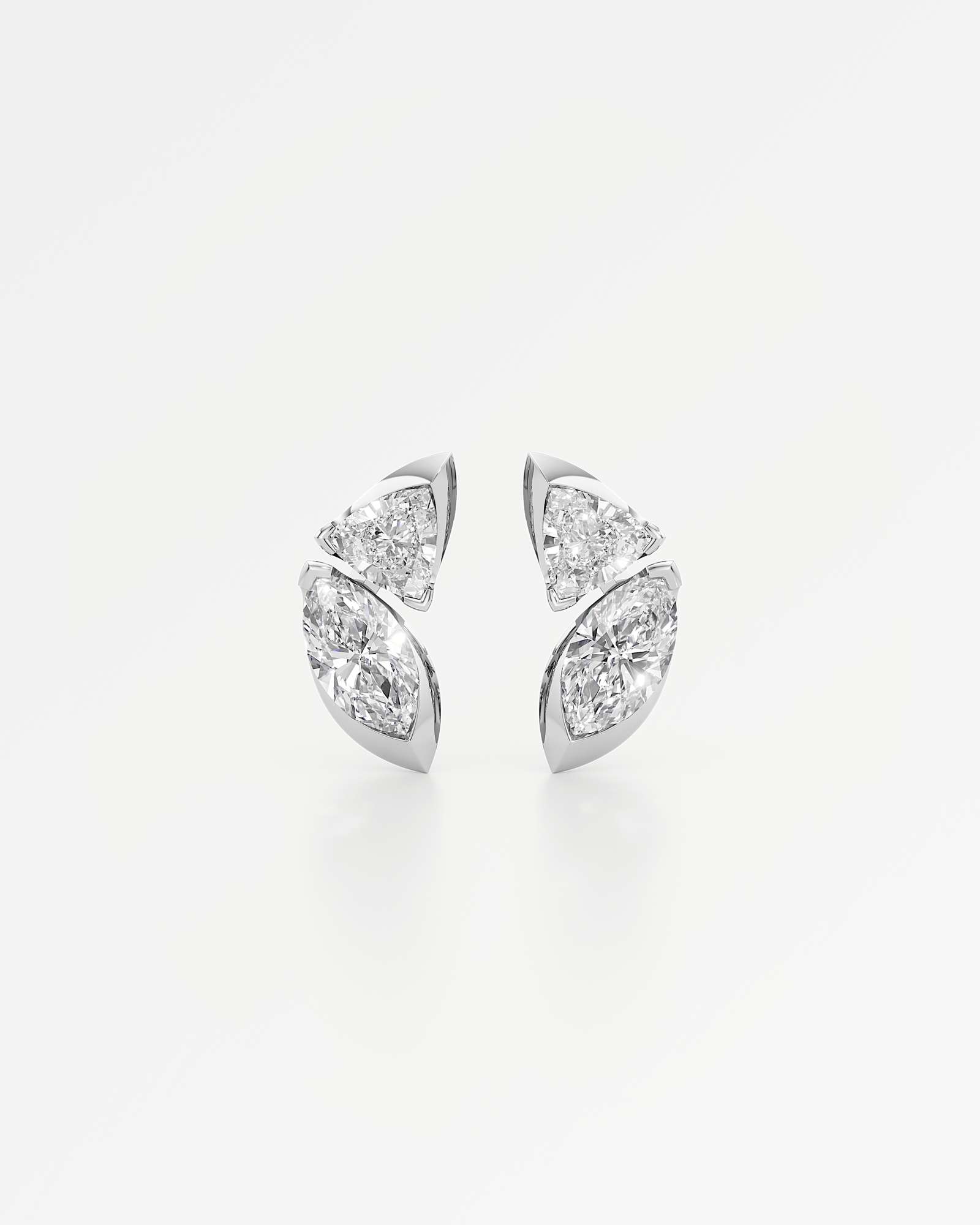 Levé Diamond Stud Earrings