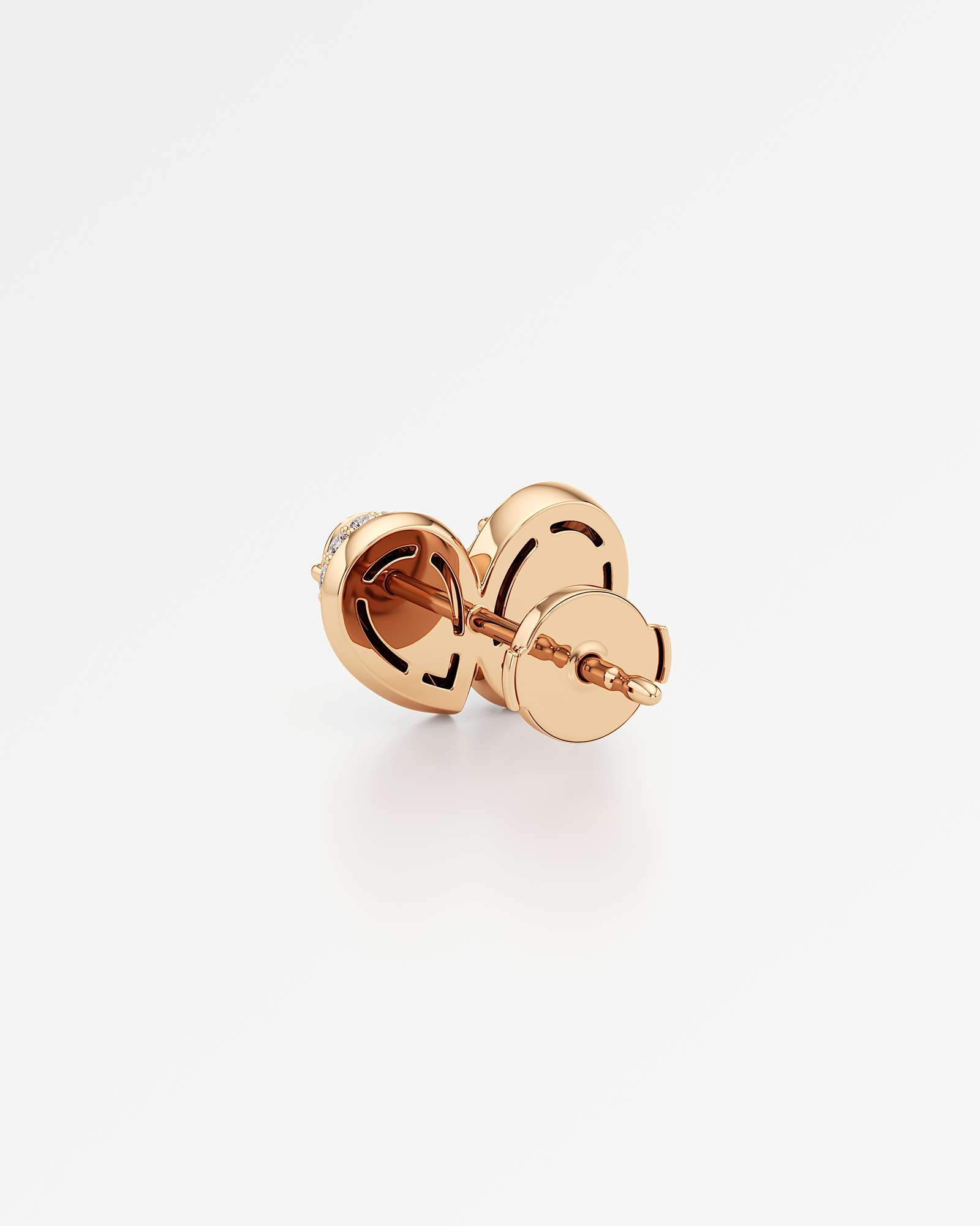 HELD Elunelle Diamond Stud Earrings, In 14K Rose Gold (1.72 ctw)