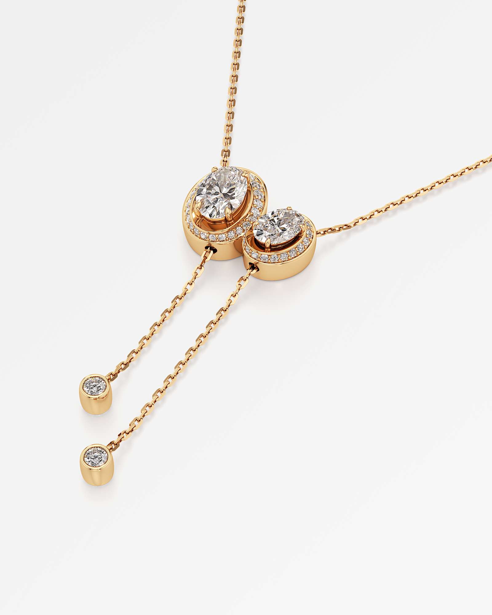 HELD Solune Diamond Necklace, In 14K Yellow Gold (2.03 ctw)