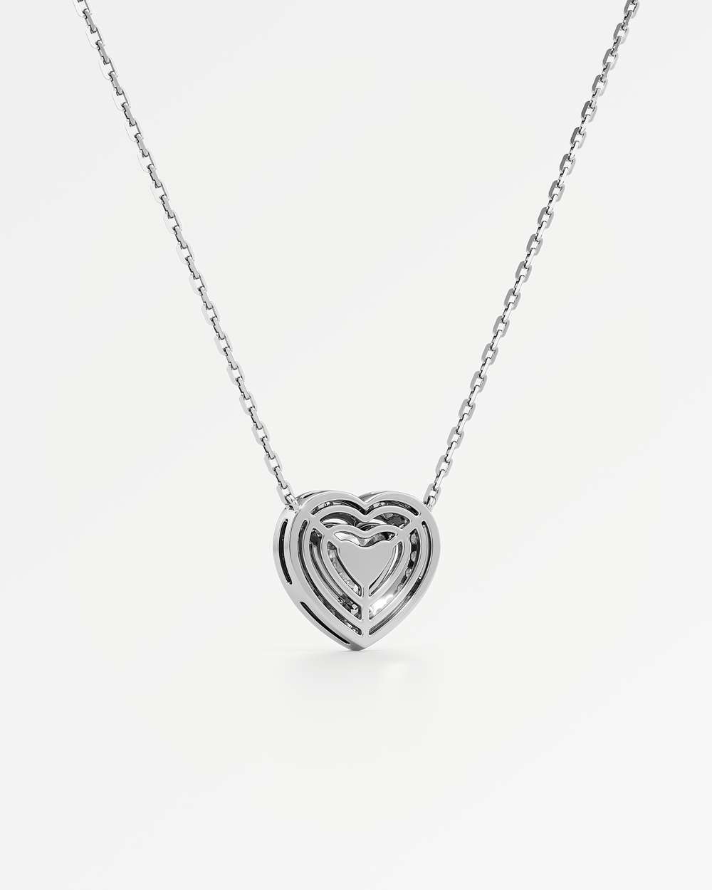 Celeste Diamond Halo Necklace