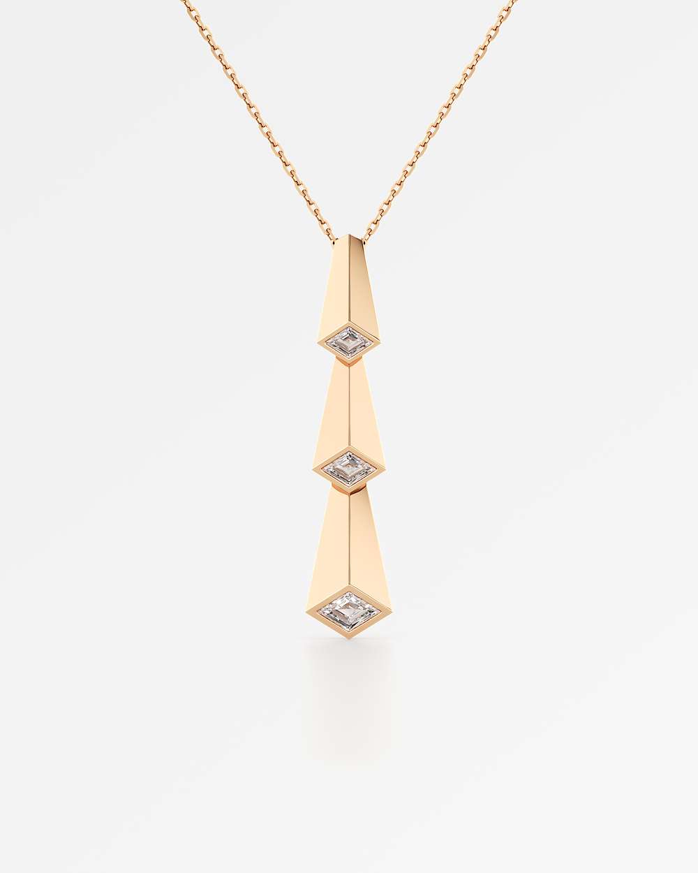 AM TO BEYOND Trelis Diamond Pendant