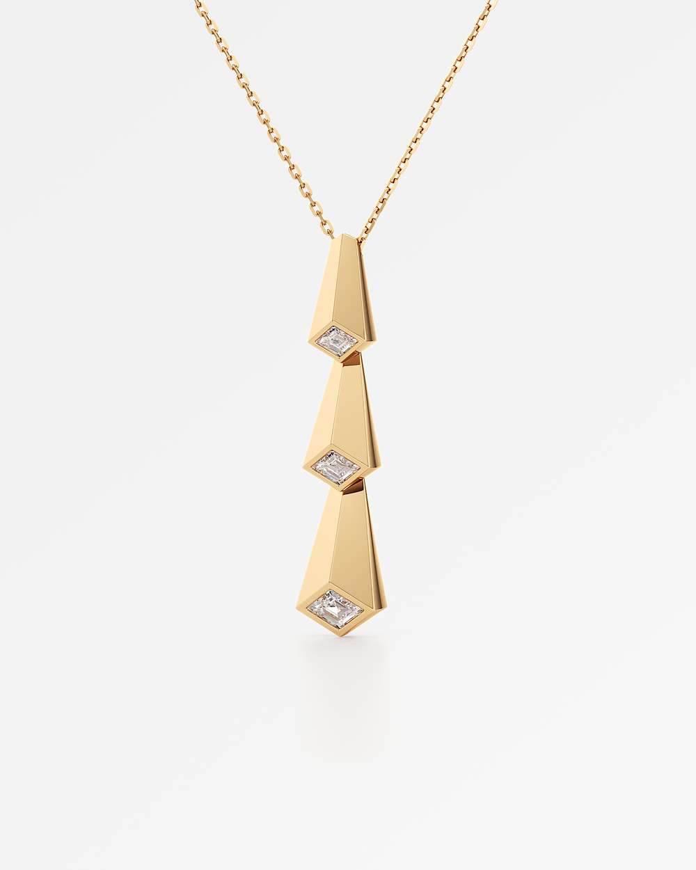 AM TO BEYOND Trelis Diamond Pendant