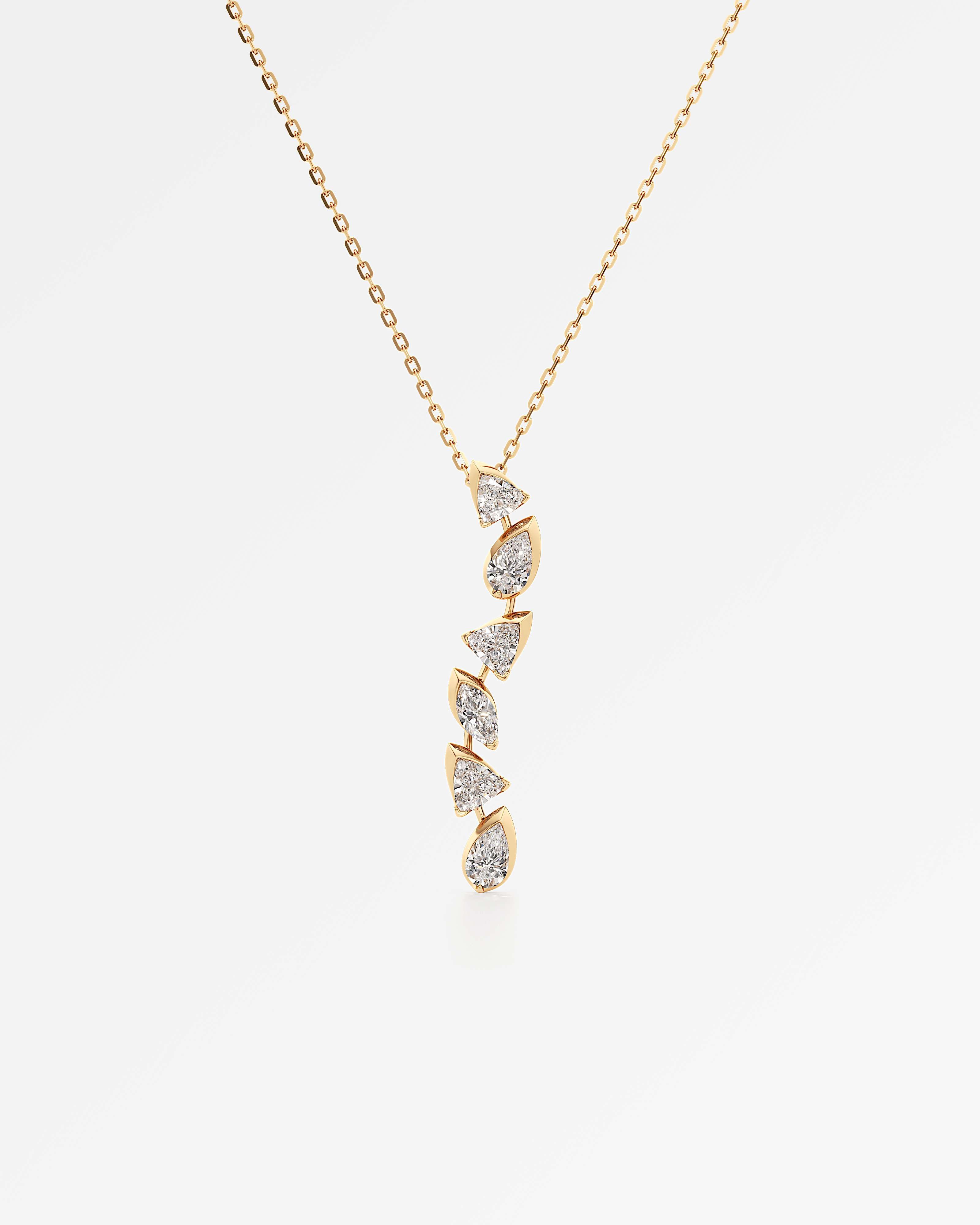 Pinnacle Vettaire Diamond Pendant, In 14K Yellow Gold (1.42 ctw)