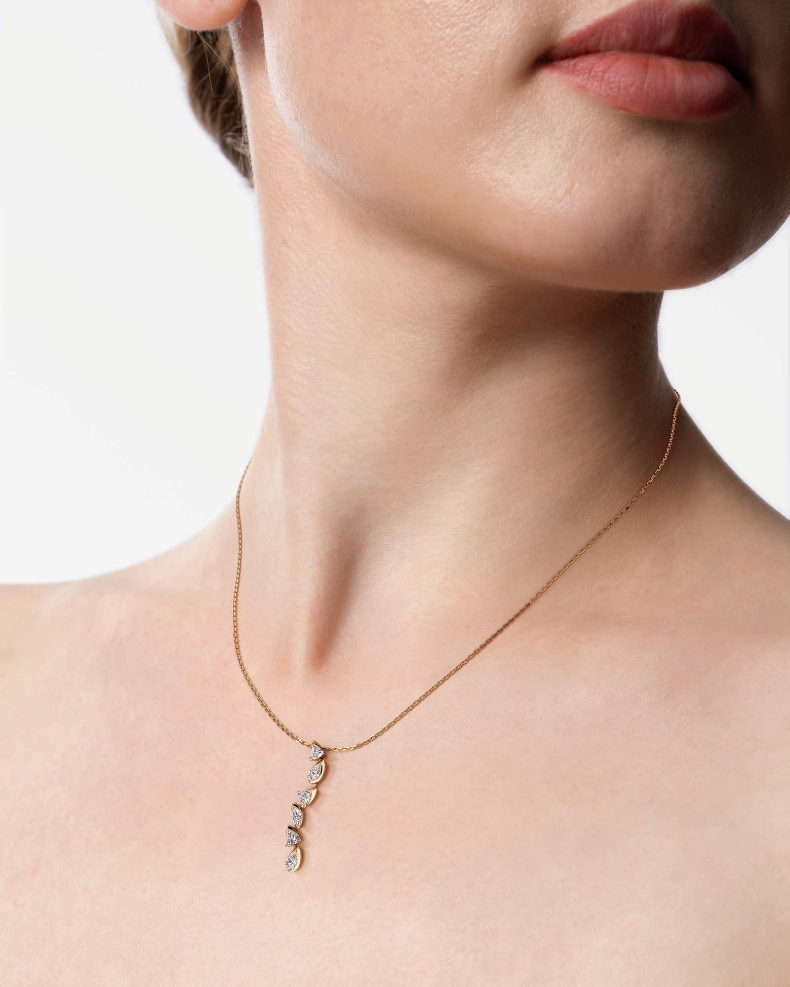 Pinnacle Vettaire Diamond Pendant, In 14K Yellow Gold (1.42 ctw)
