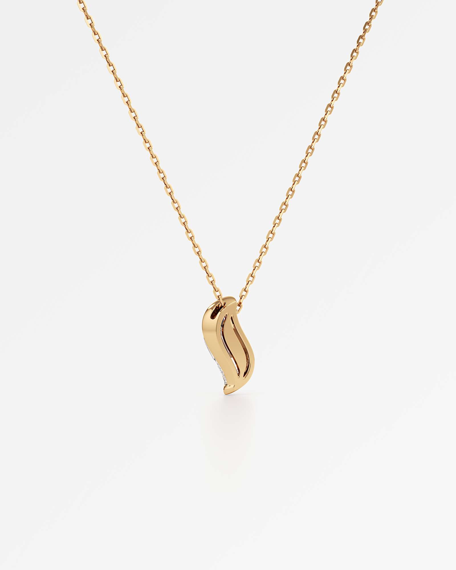 Glimmer Faléa Diamond Pendant, In 14K Yellow Gold (2.00 ctw)