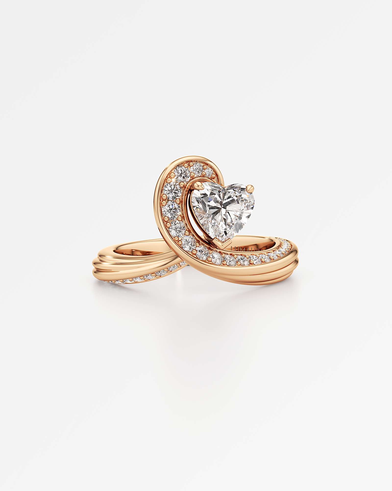 You Chérir Diamond Engagement Ring, in 14K Rose Gold (1.10 ctw)