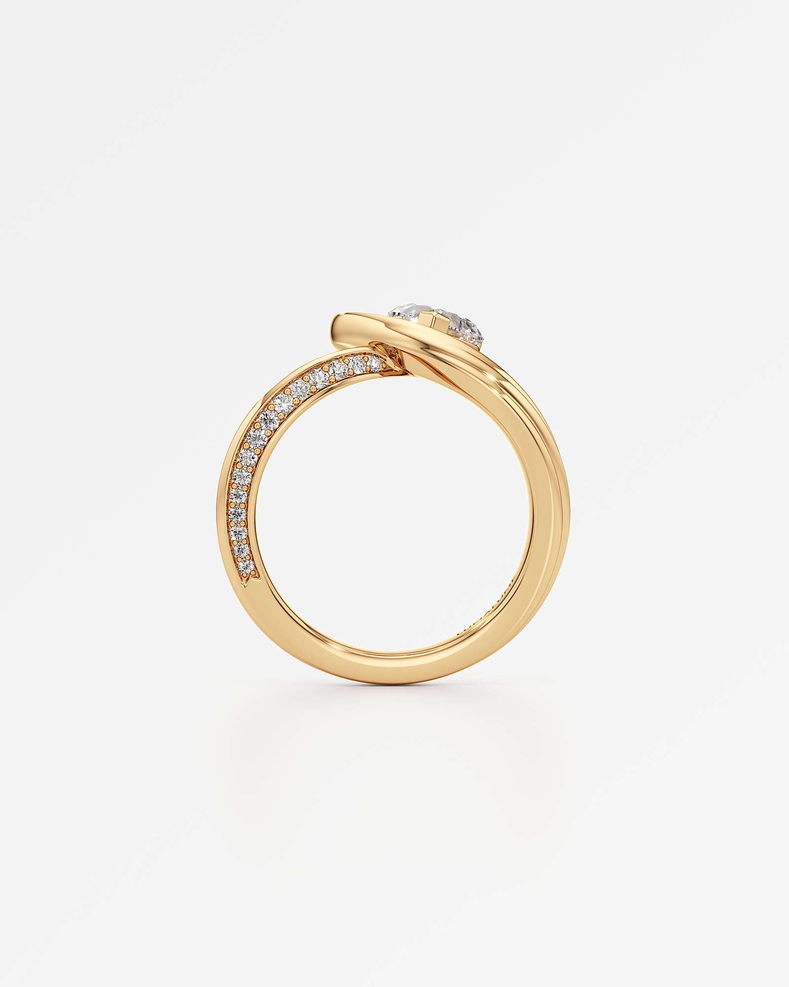 You Chérir Diamond Engagement Ring, in 14K Yellow Gold (1.10 ctw)