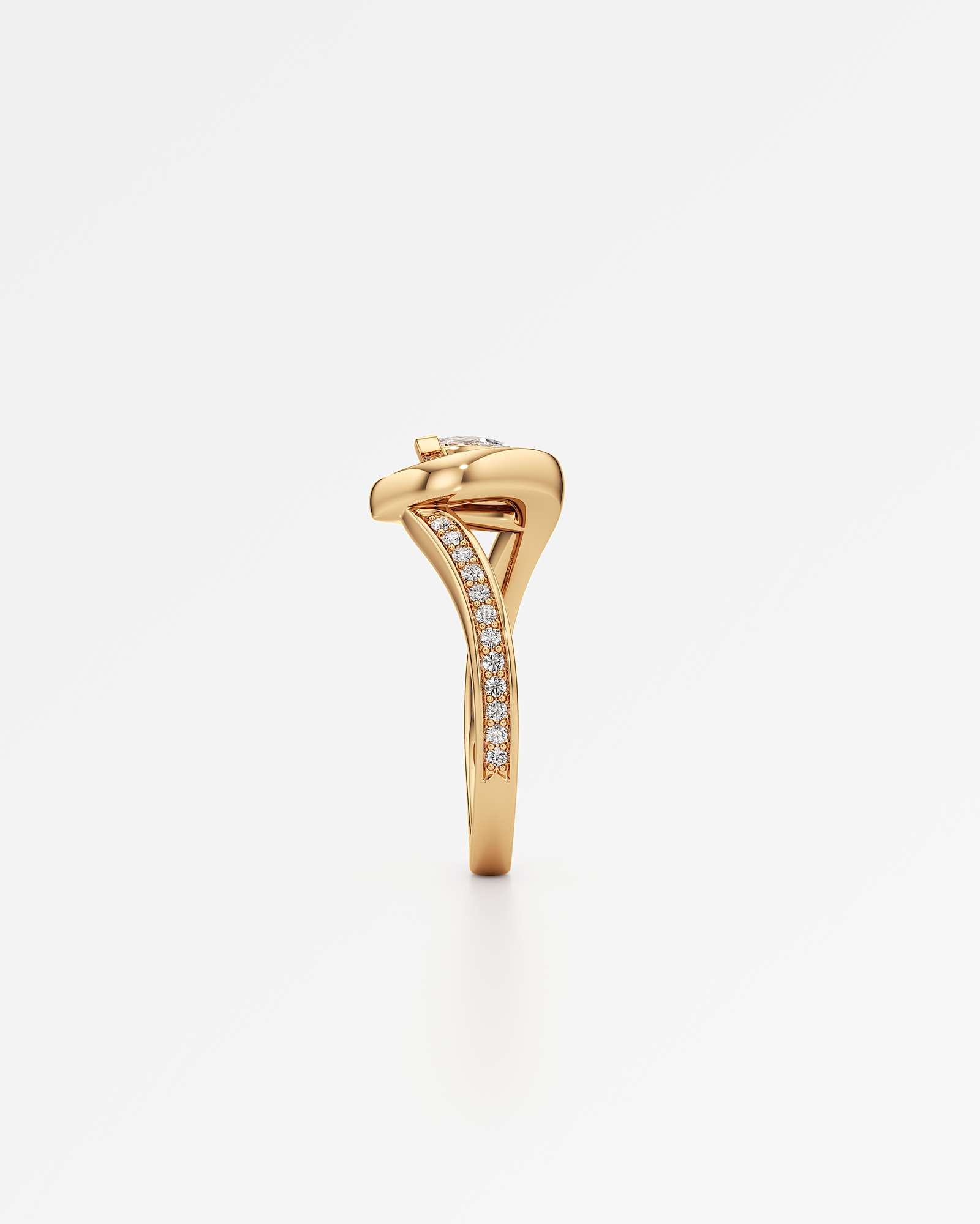 You Âme Diamond Engagement Ring, in 14K Yellow Gold (0.84 ctw)