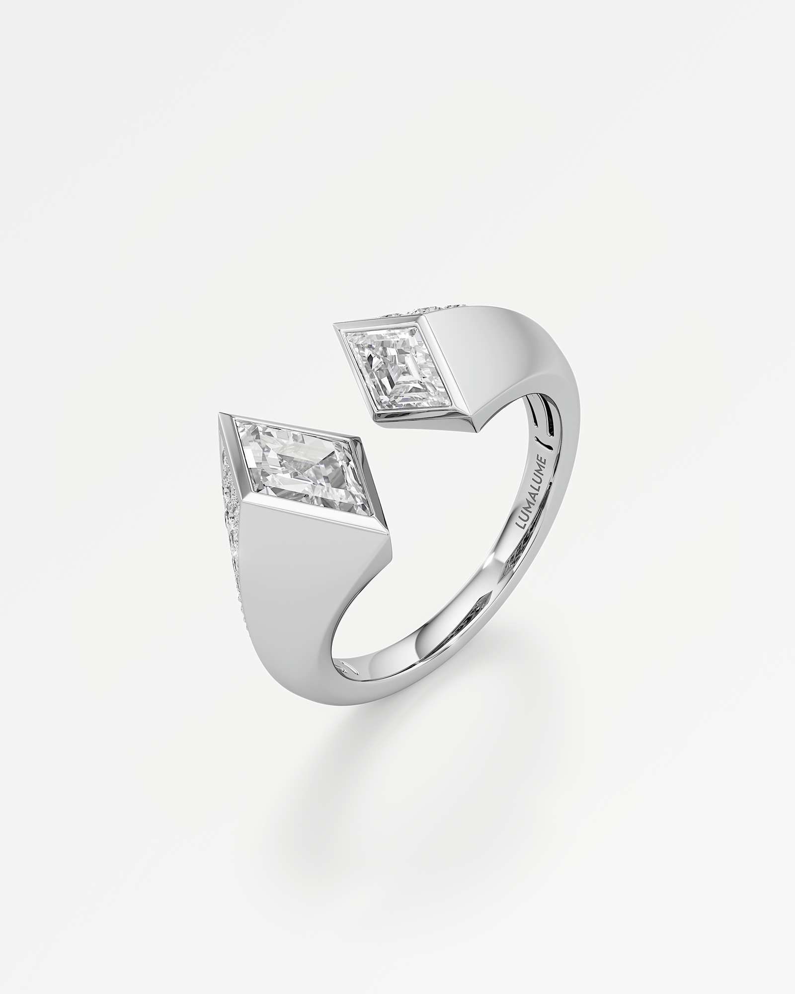 Vértice Pavé Diamond Ring
