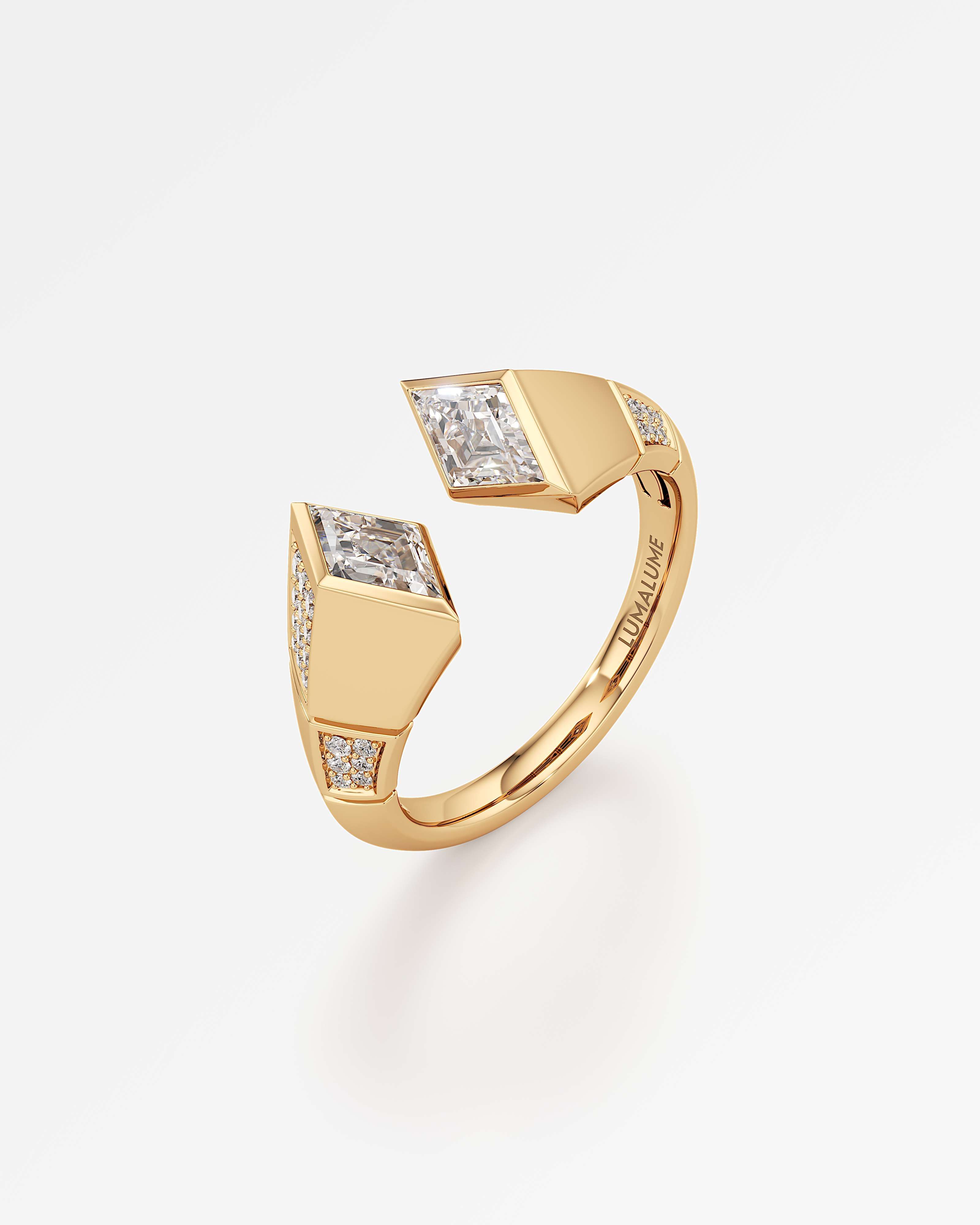 AM To Beyond Overture Diamond Ring, in 14K Yellow Gold (1.09 ctw)