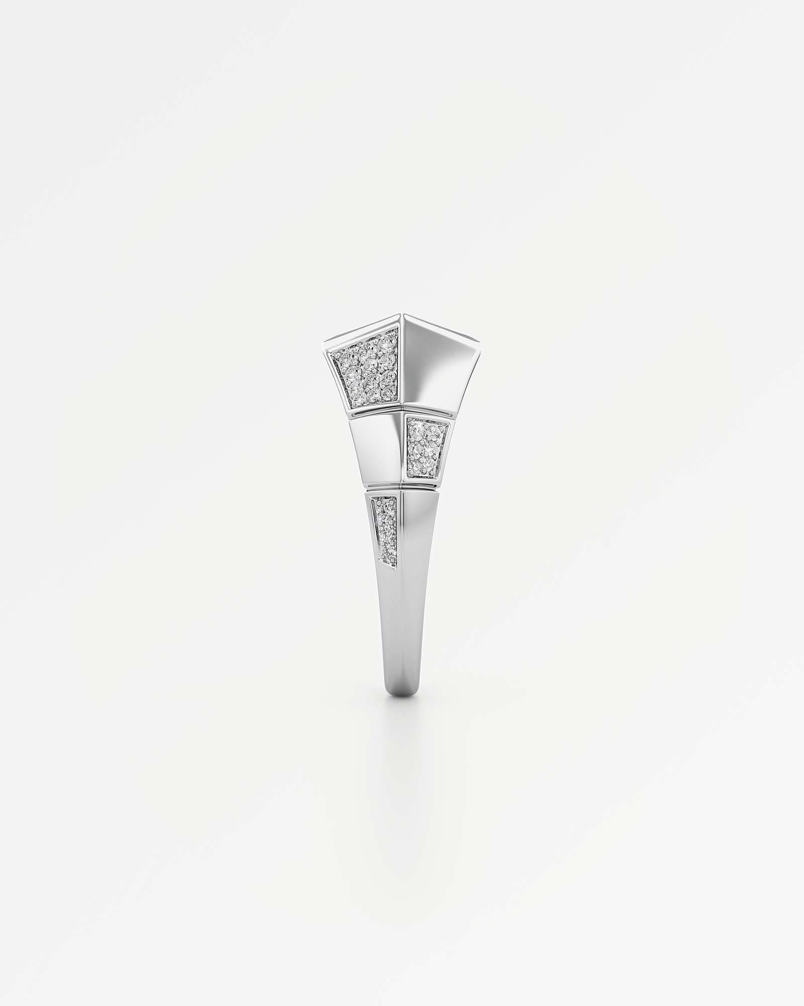 AM To Beyond Overture Diamond Ring, in 14K White Gold (1.09 ctw)