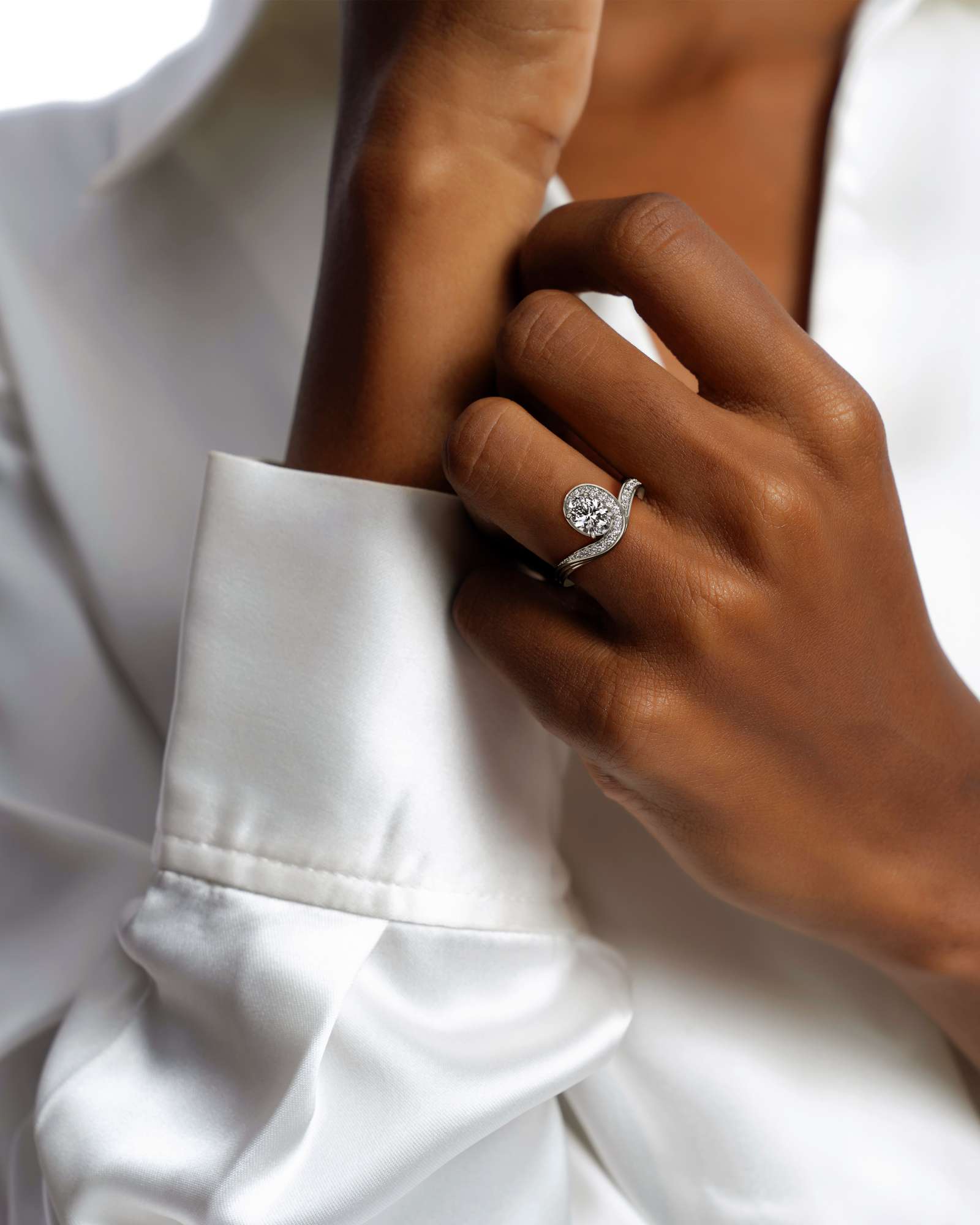 You Renouveau Diamond Engagement Ring, in 14K White Gold (1.23 ctw)