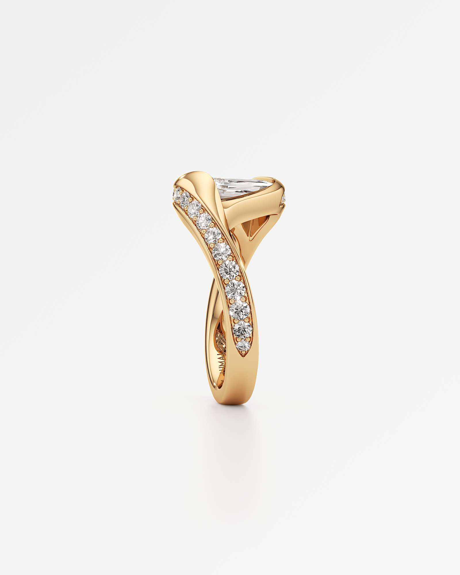 Glimmer Olena Diamond Ring, In 14K Yellow Gold (2.48 ctw)