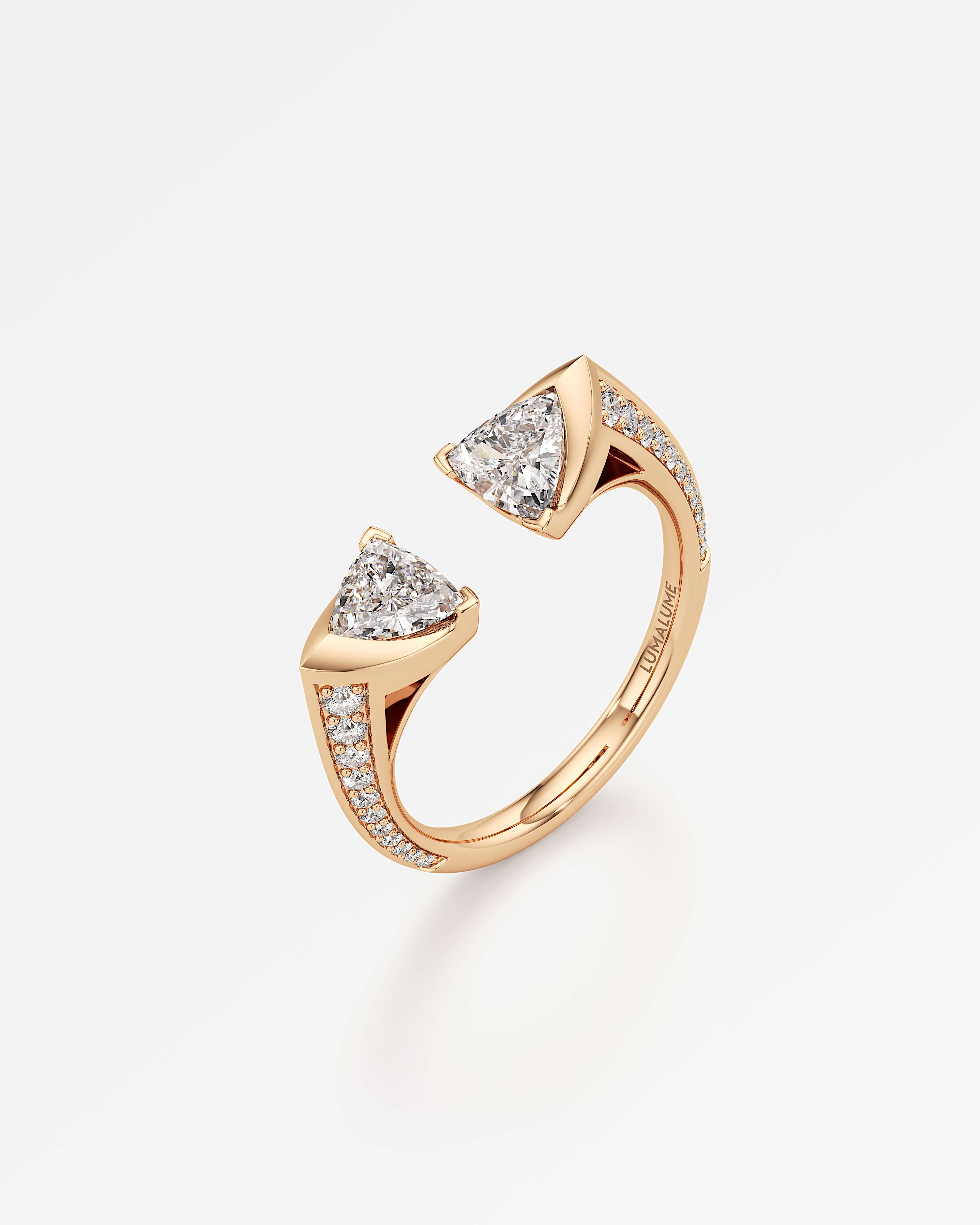 Pinnacle Skaro Diamond Ring, In 14K Rose Gold (1.20 ctw)