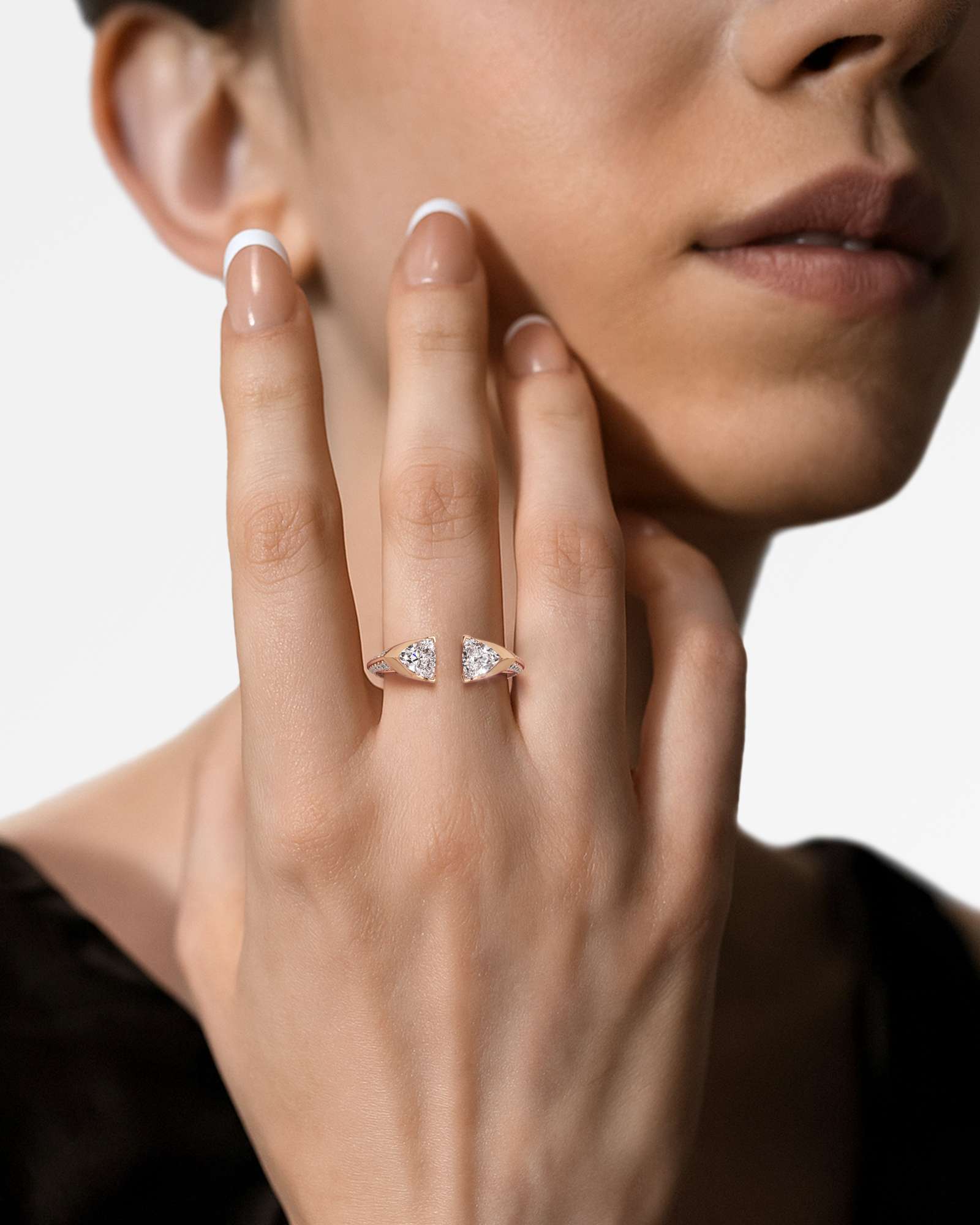 Pinnacle Skaro Diamond Ring, In 14K Rose Gold (1.20 ctw)