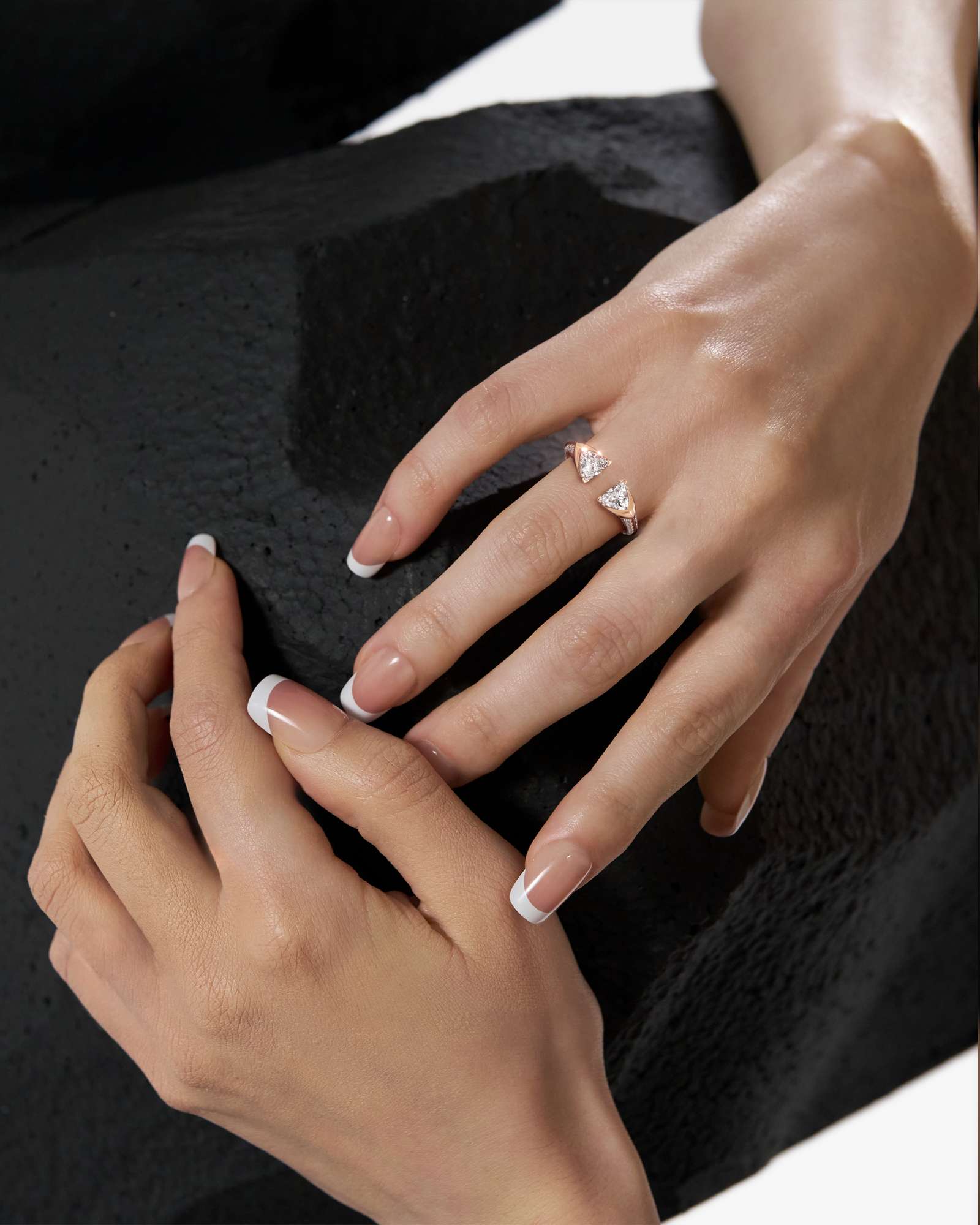 Pinnacle Skaro Diamond Ring, In 14K Rose Gold (1.20 ctw)