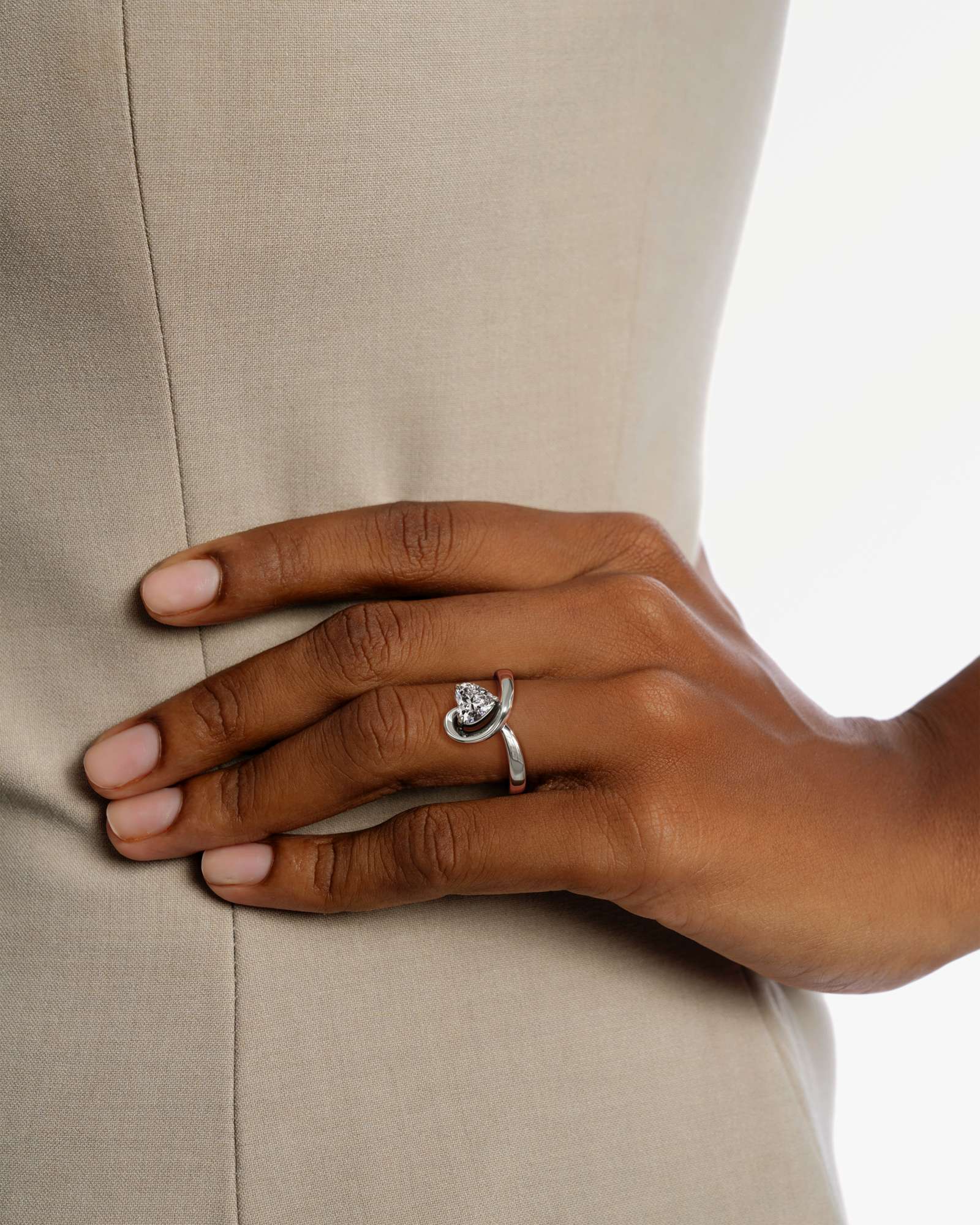 You Chérelle Diamond Engagement Ring, In 14K White Gold (1.25 ctw)