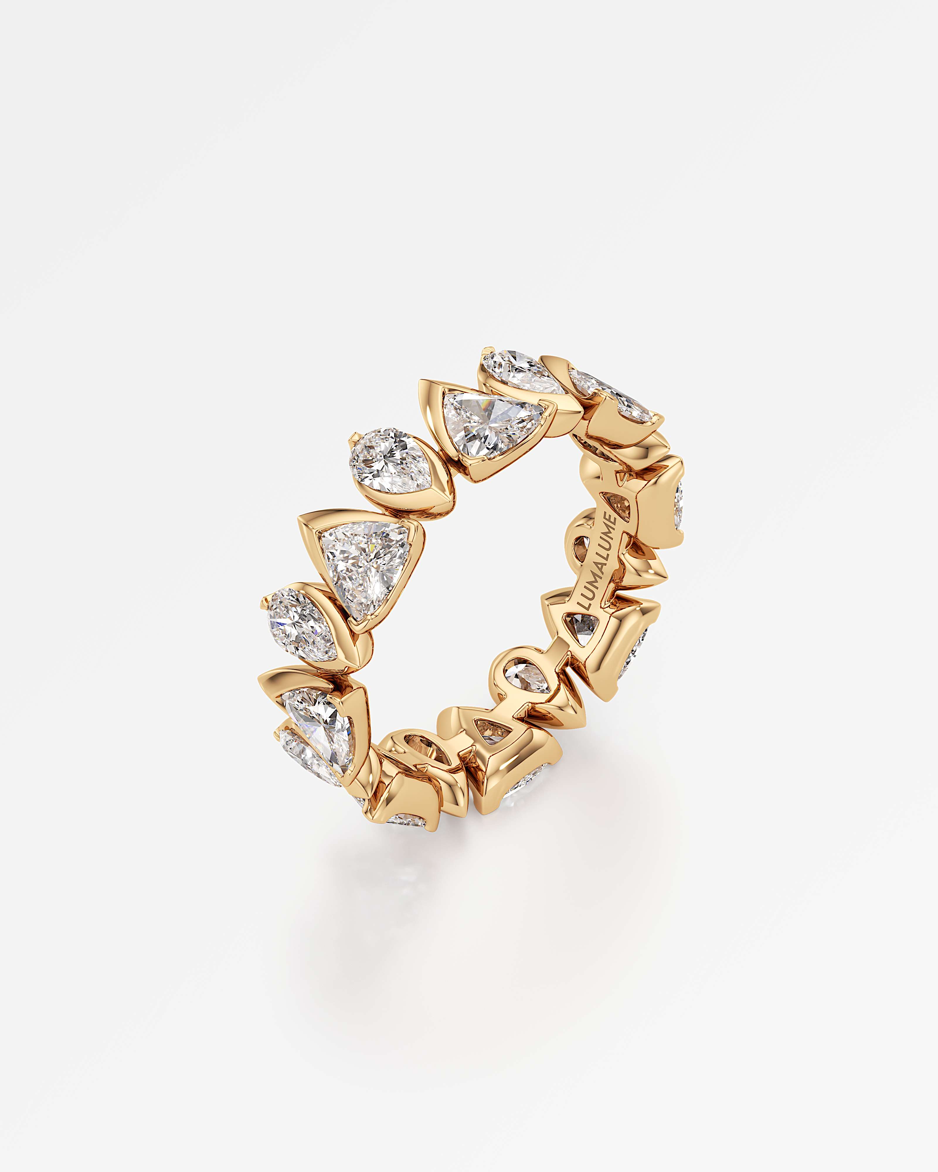 Pinnacle Lyrainne Diamond Eternity Band, In 14K Yellow Gold (3.51 ctw)