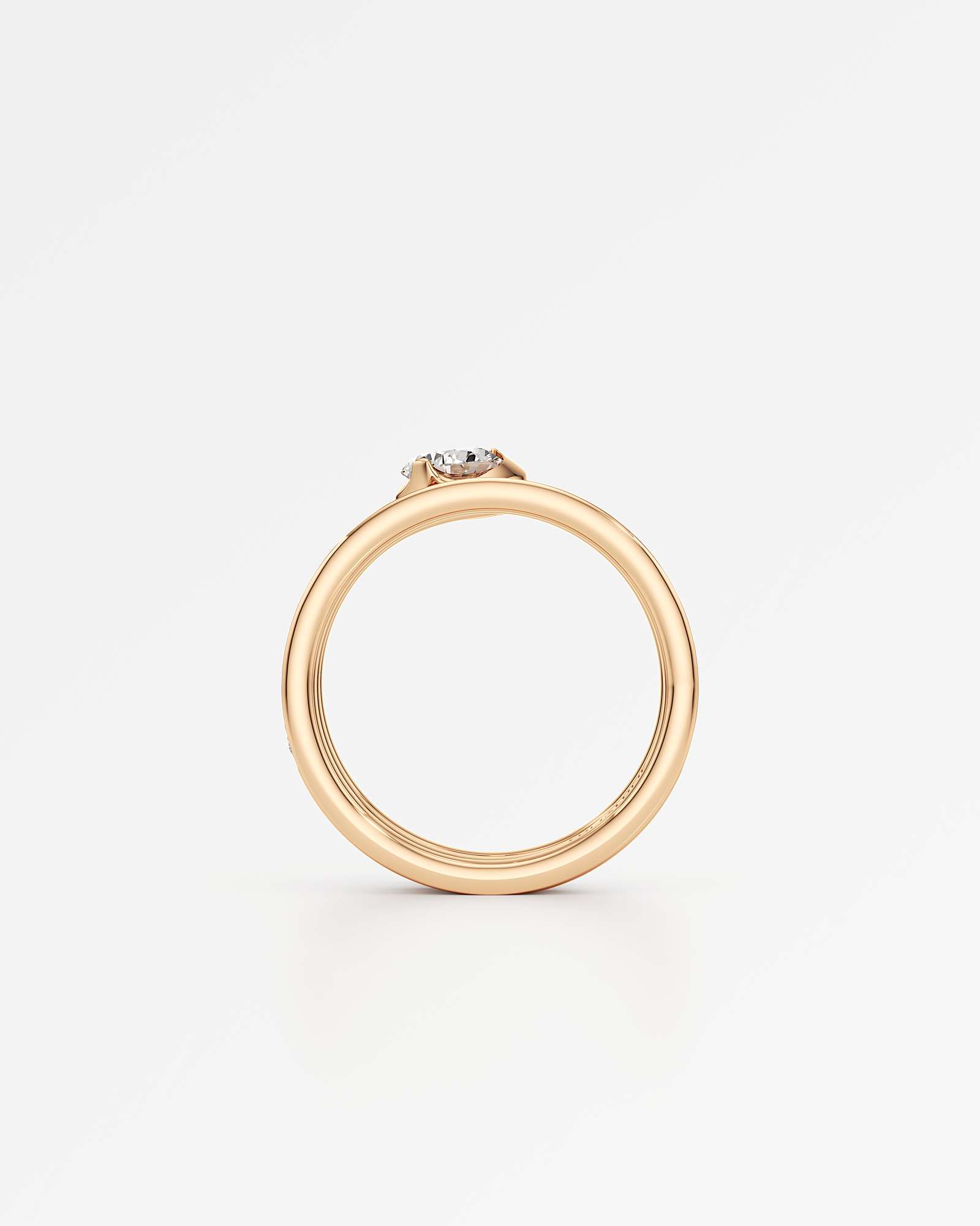 Pinnacle Serrelith Diamond Ring, In 14K Rose Gold (1.12 ctw)