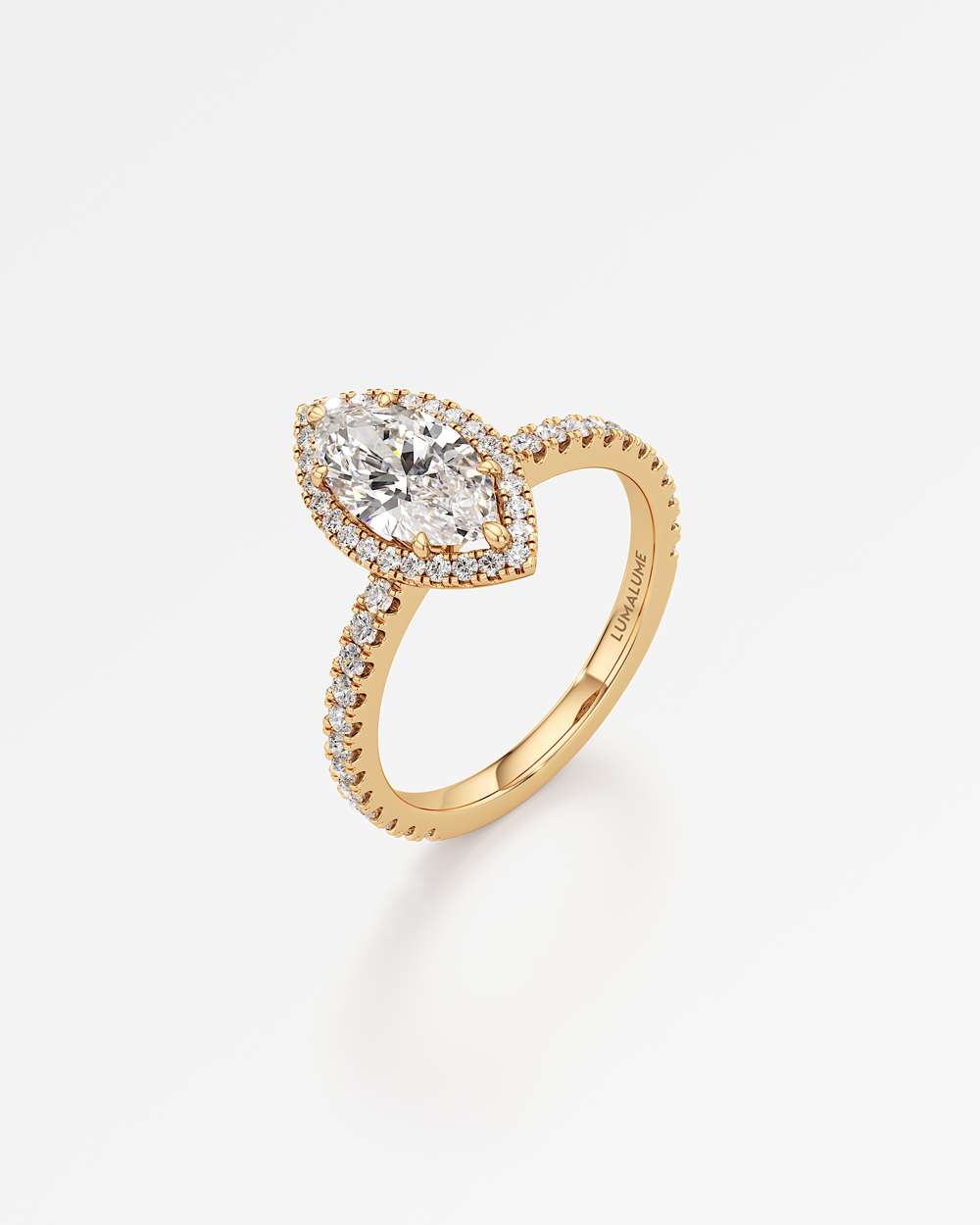 Elsa Halo Diamond Engagement Ring