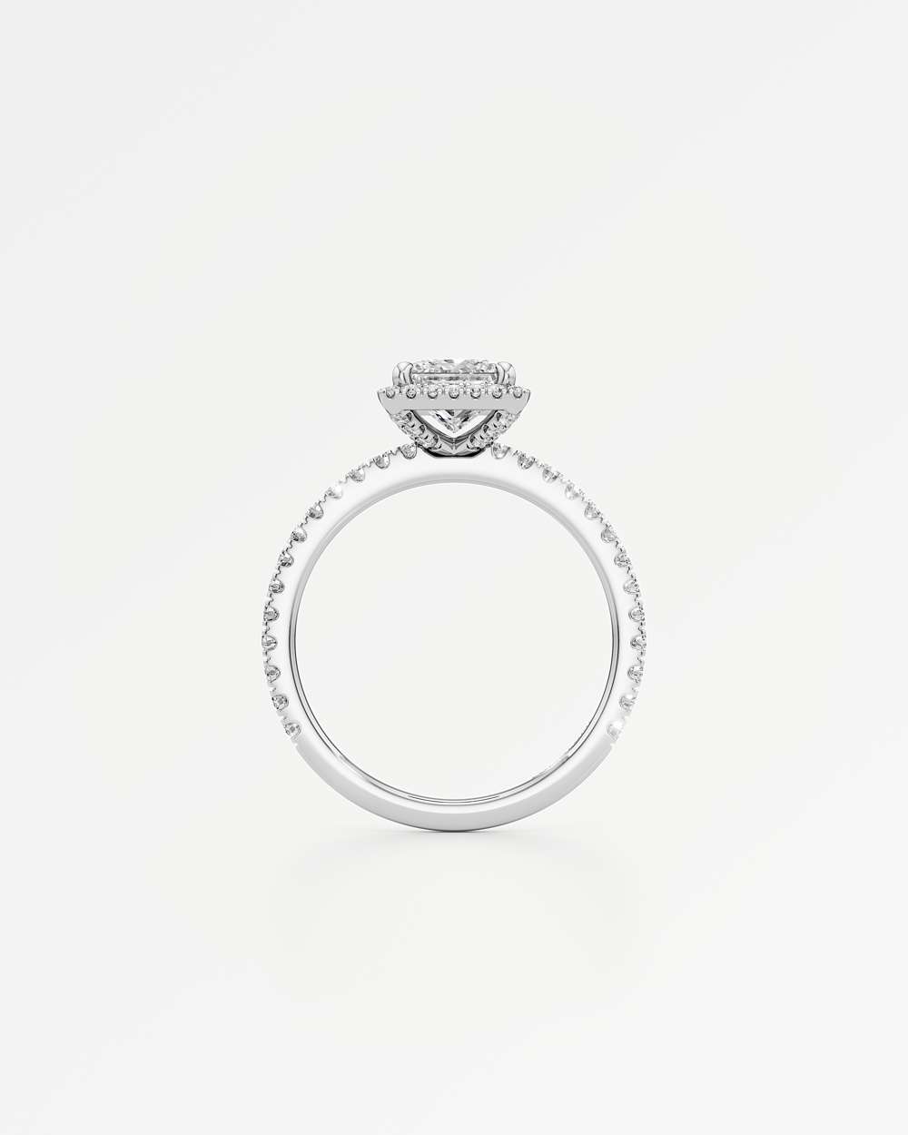 Elsa Halo Diamond Engagement Ring
