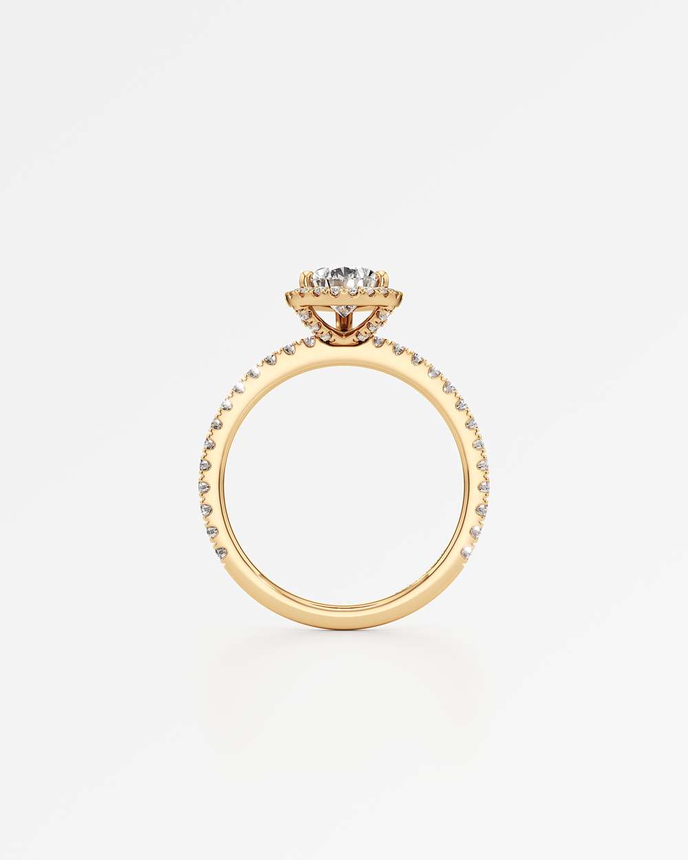 Elsa Halo Diamond Engagement Ring