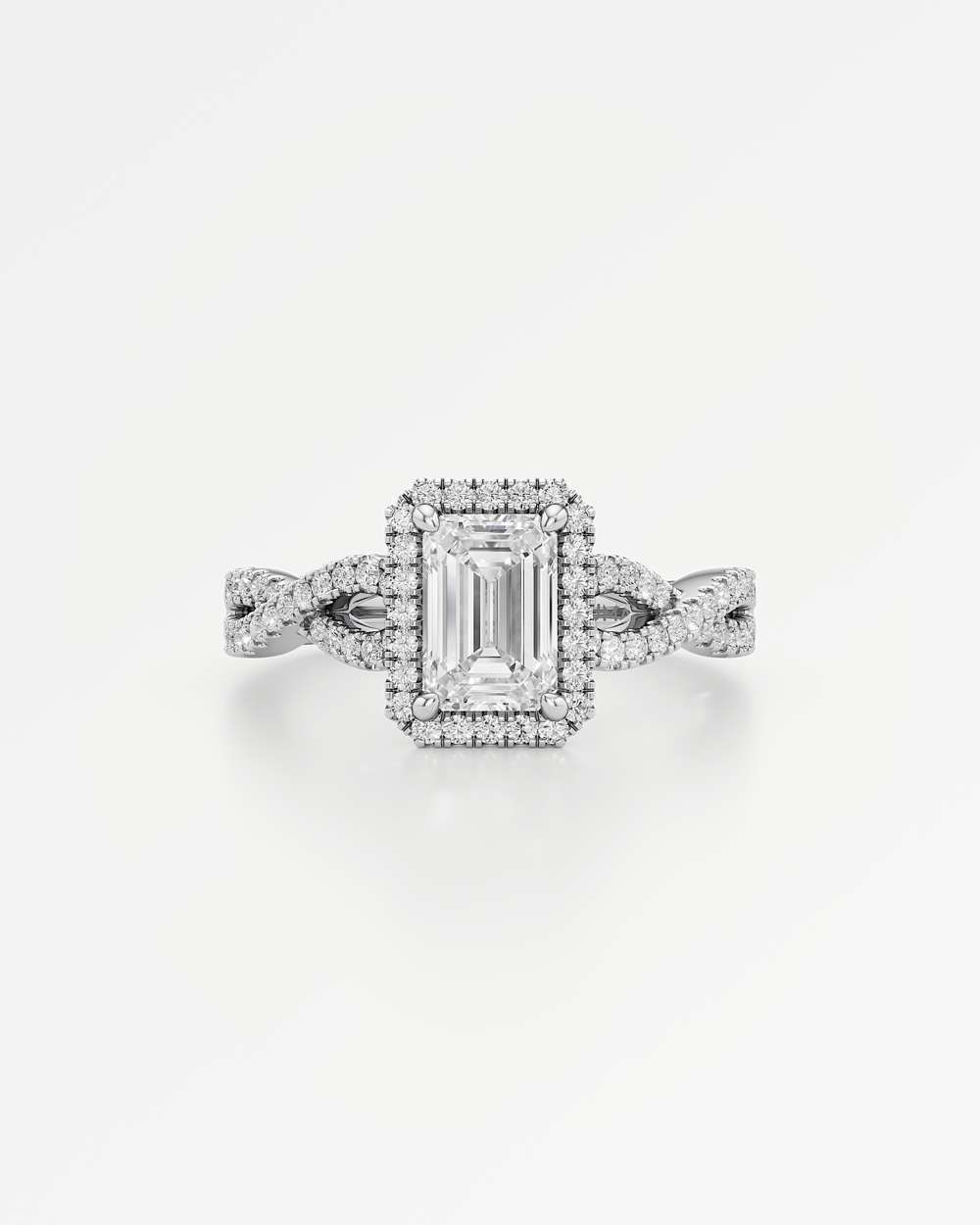 Alessia Halo Diamond Engagement Ring
