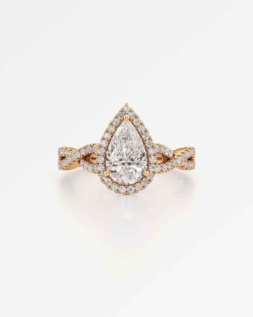 Alessia Halo Diamond Engagement Ring