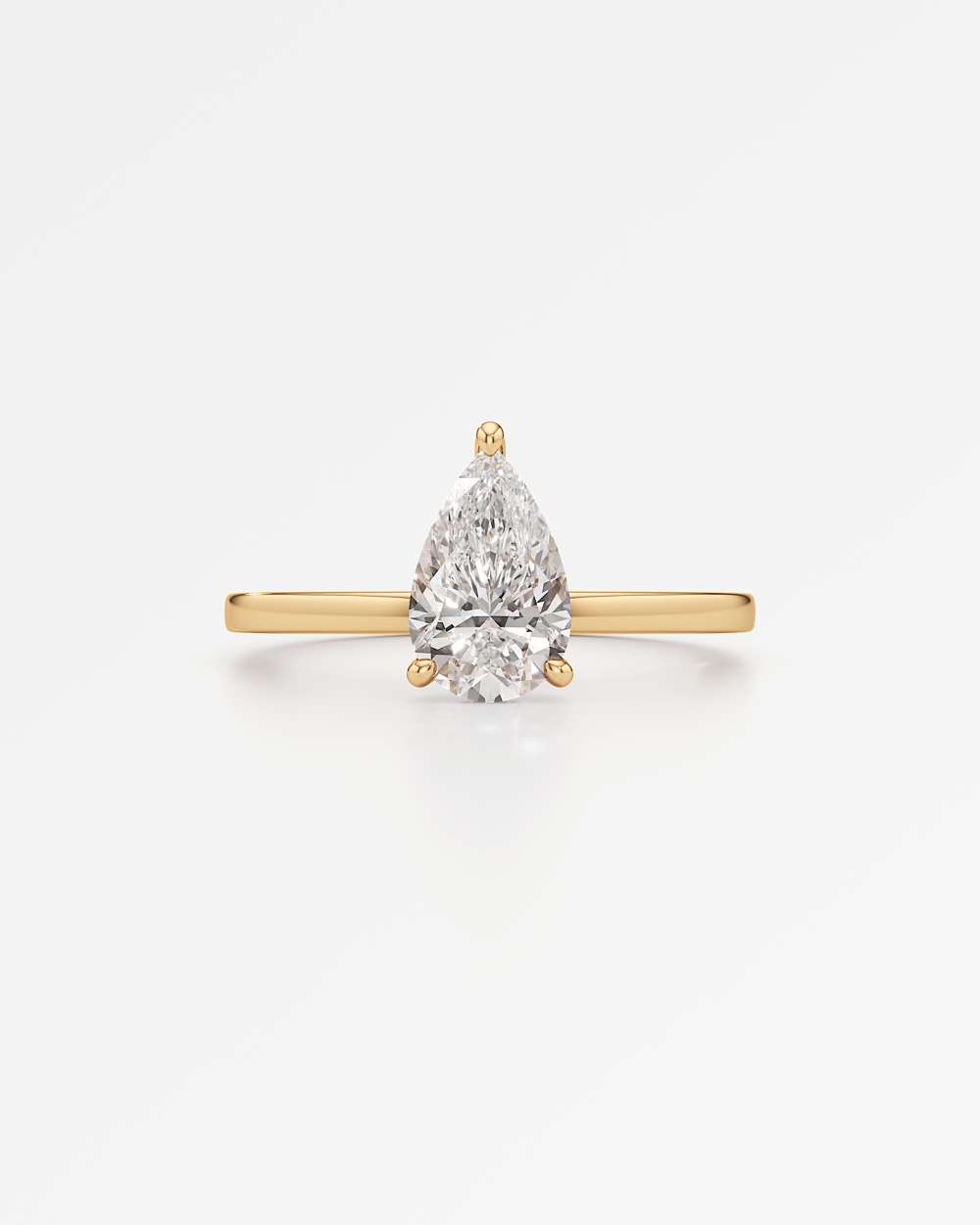Elin Hidden Halo Diamond Engagement Ring