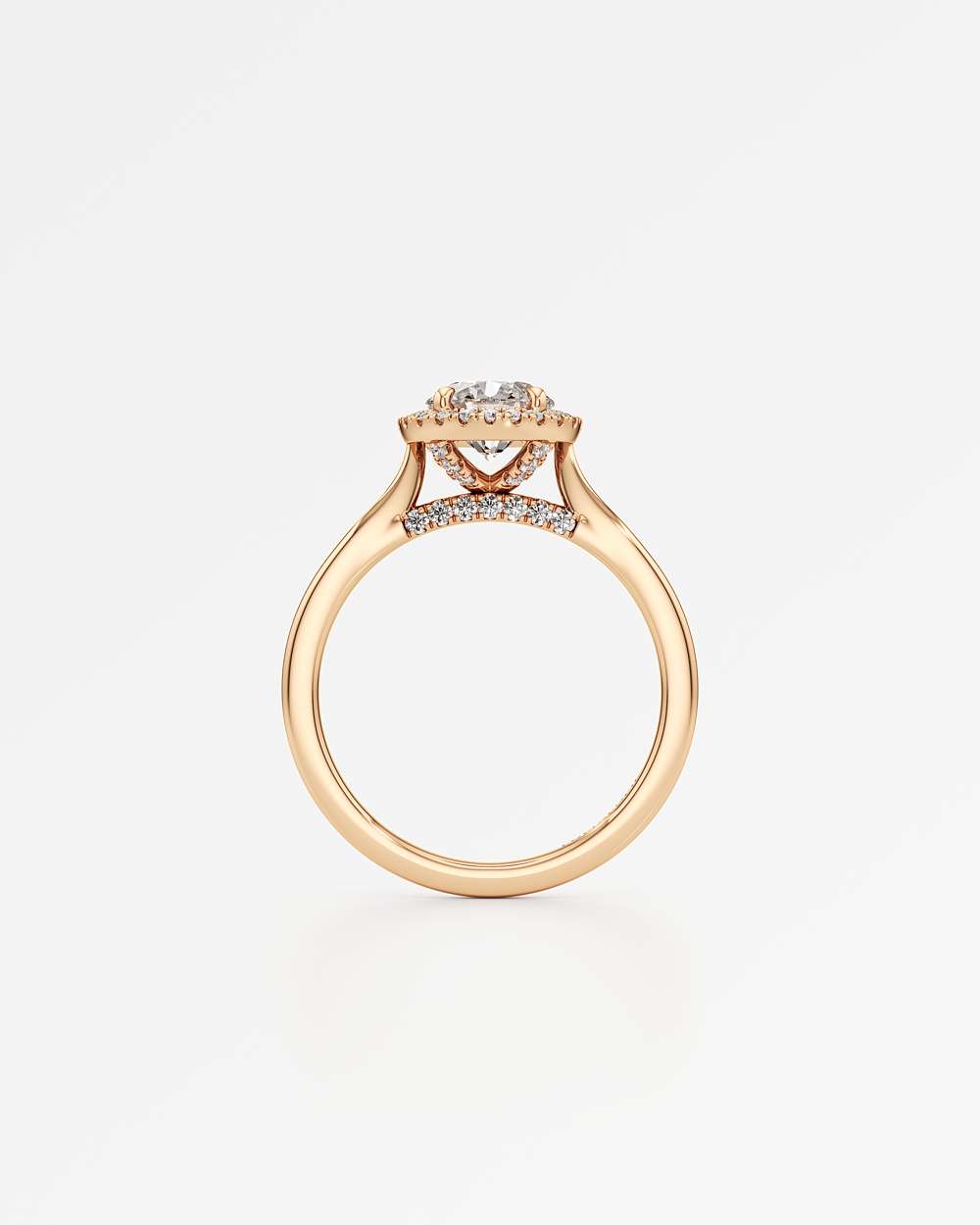 Eleanor Halo Diamond Engagement Ring