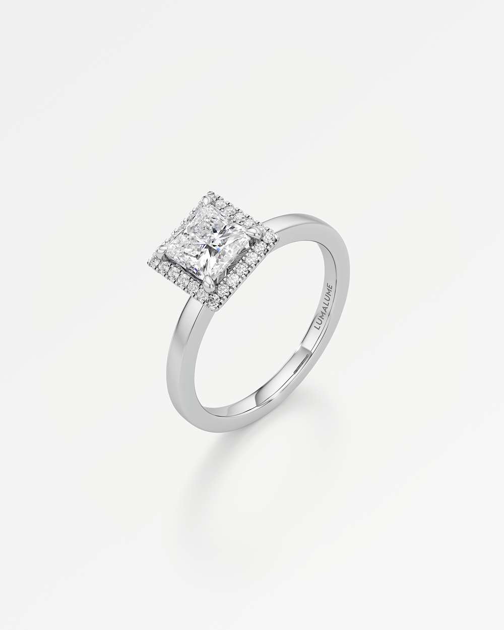 Elin Halo Diamond Engagement Ring