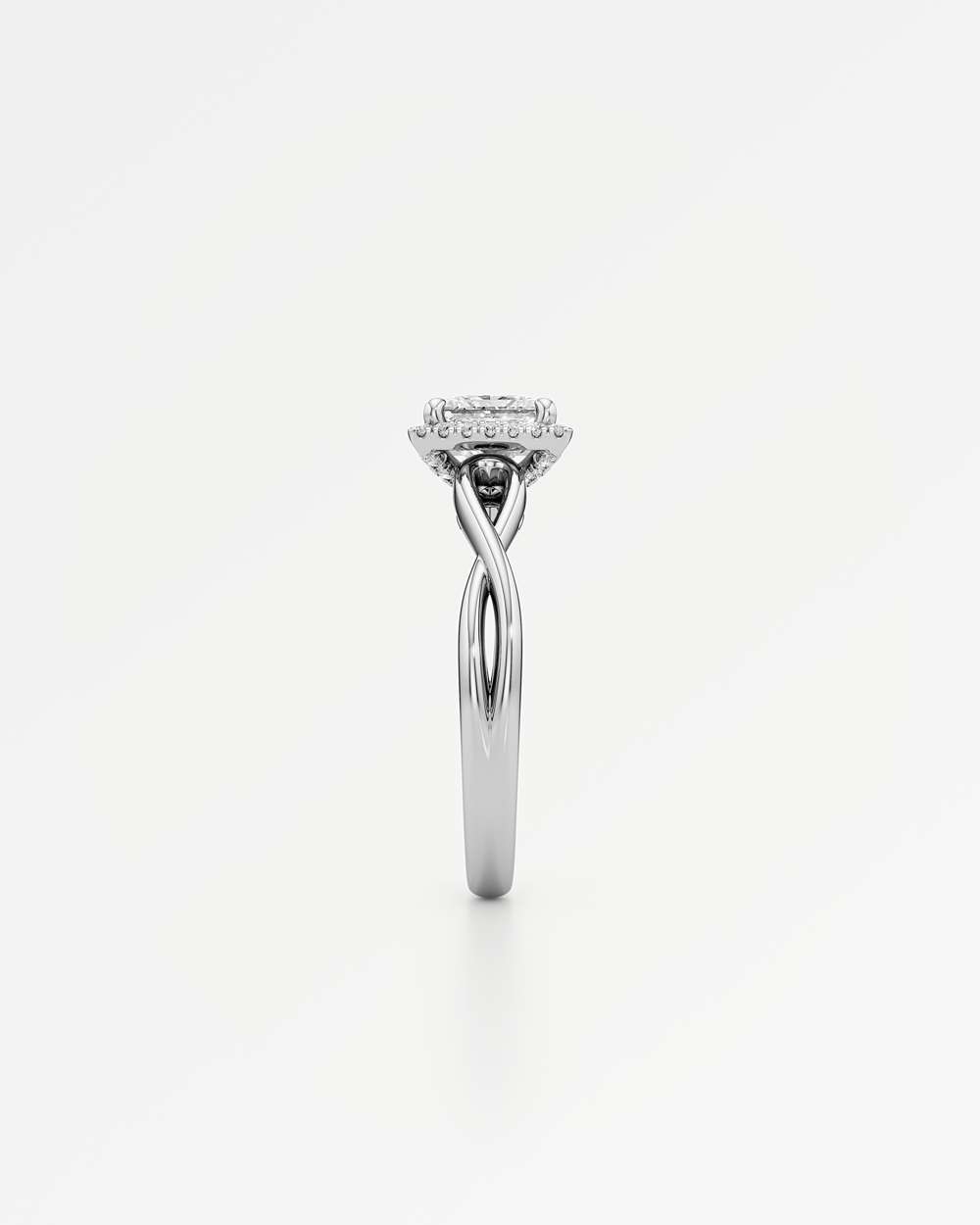 Amelia Halo Diamond Engagement Ring