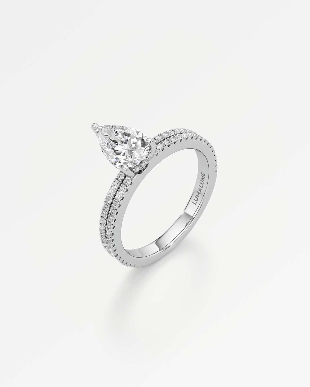 Chiara Hidden Halo Diamond Engagement Ring
