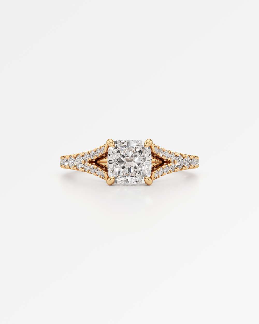 Marisol Hidden Halo Diamond Engagement Ring