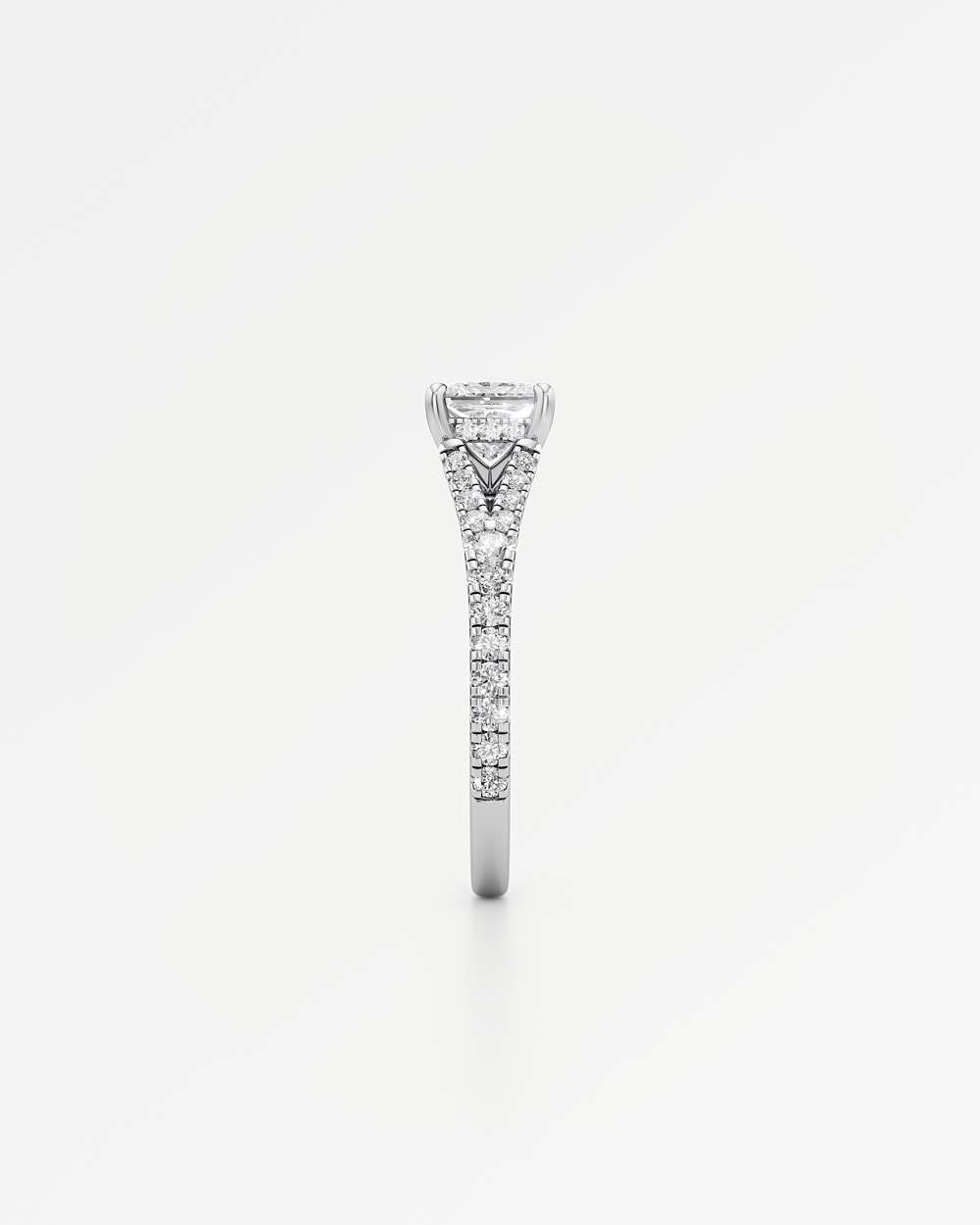 Marisol Hidden Halo Diamond Engagement Ring