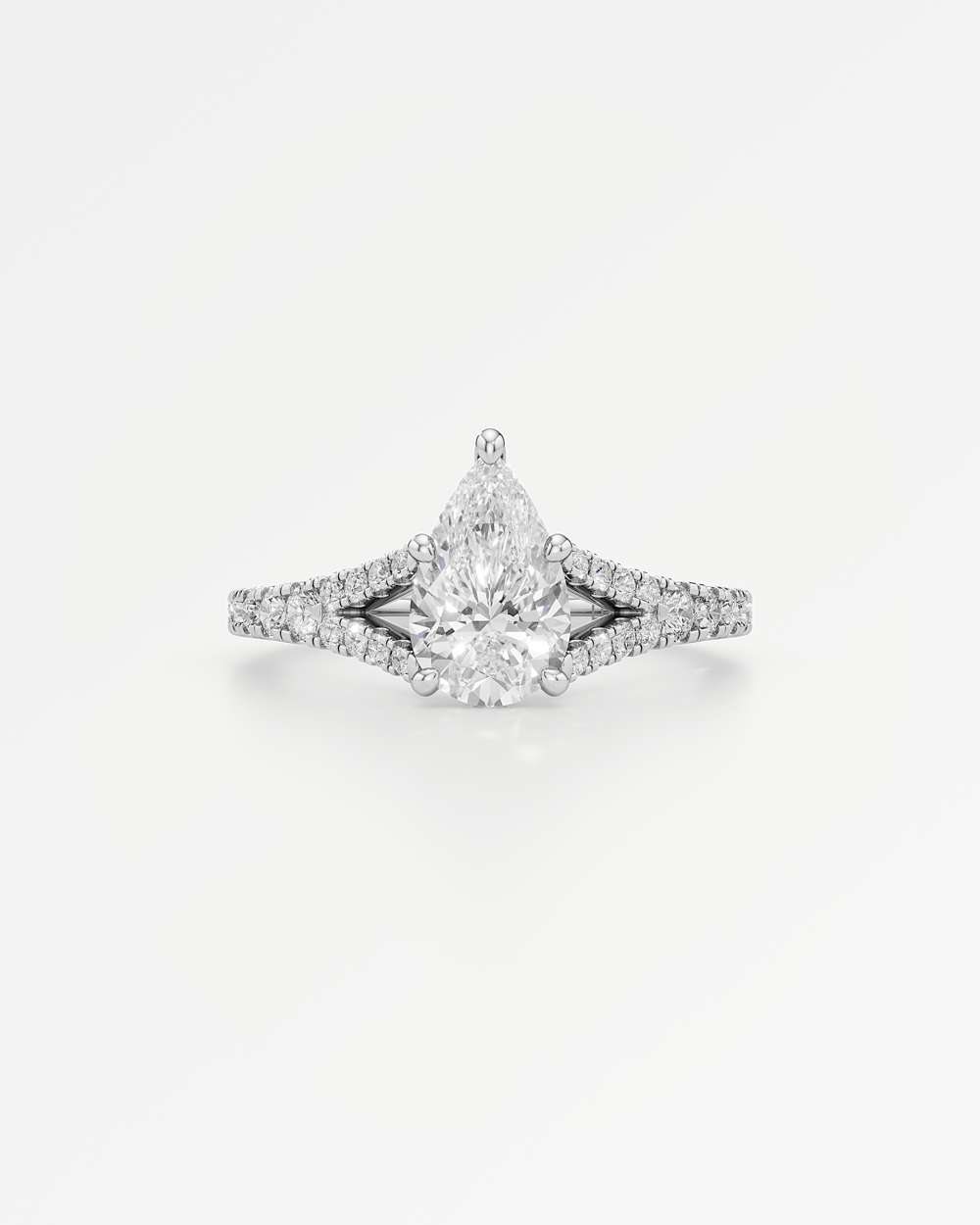Marisol Hidden Halo Diamond Engagement Ring