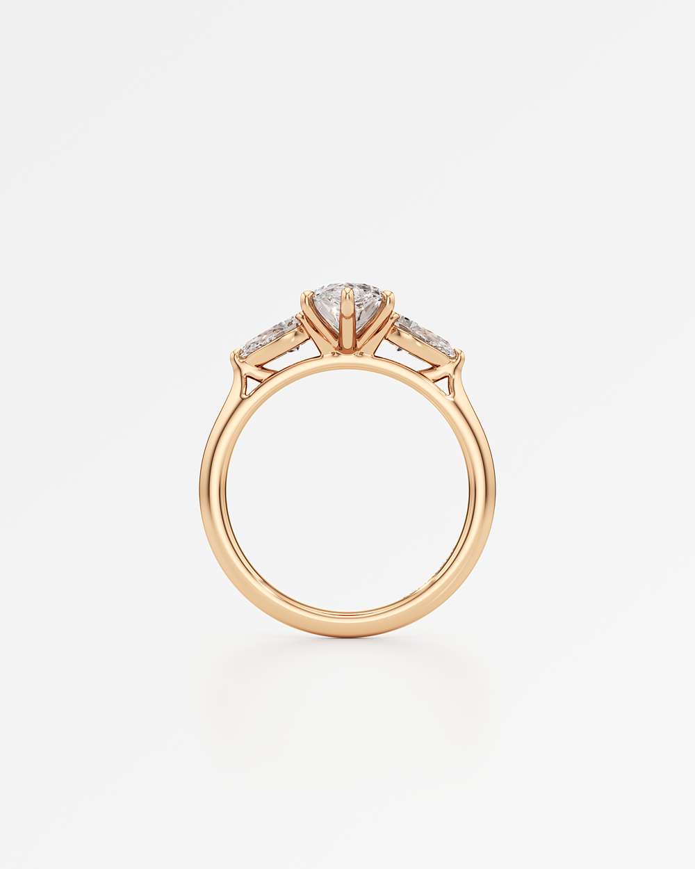 Trinette Solitaire Diamond Engagement Ring