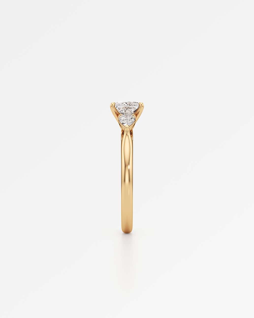 Trinette Solitaire Diamond Engagement Ring