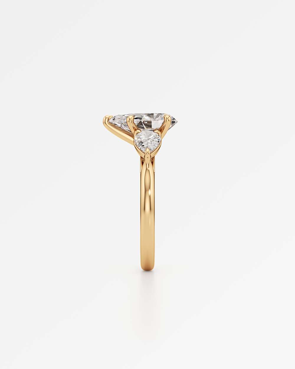 Trinette Solitaire Diamond Engagement Ring