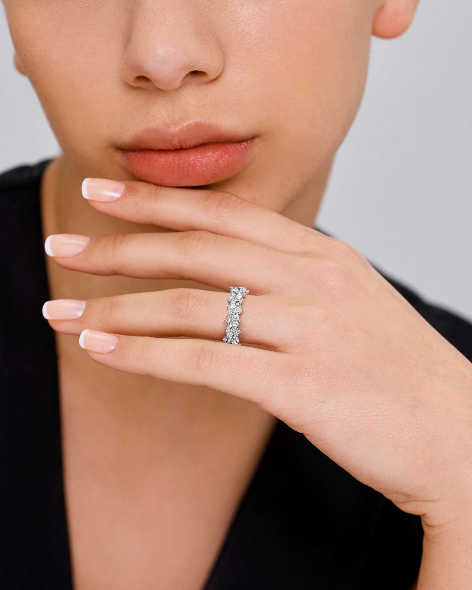 Verve Margot Diamond Wedding Band , In 14K White Gold (1.93 ctw)